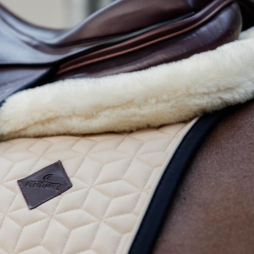 Saddle pad with fur Impact Equaliser 10mm