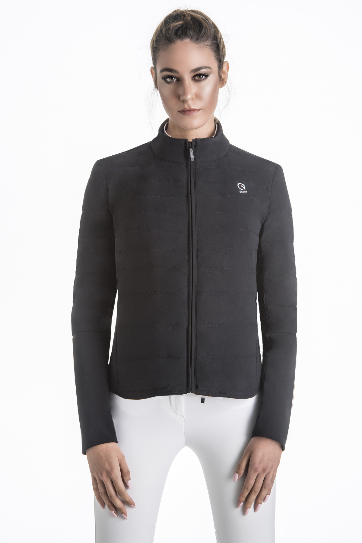 Women's quilted jacket Ted in black
