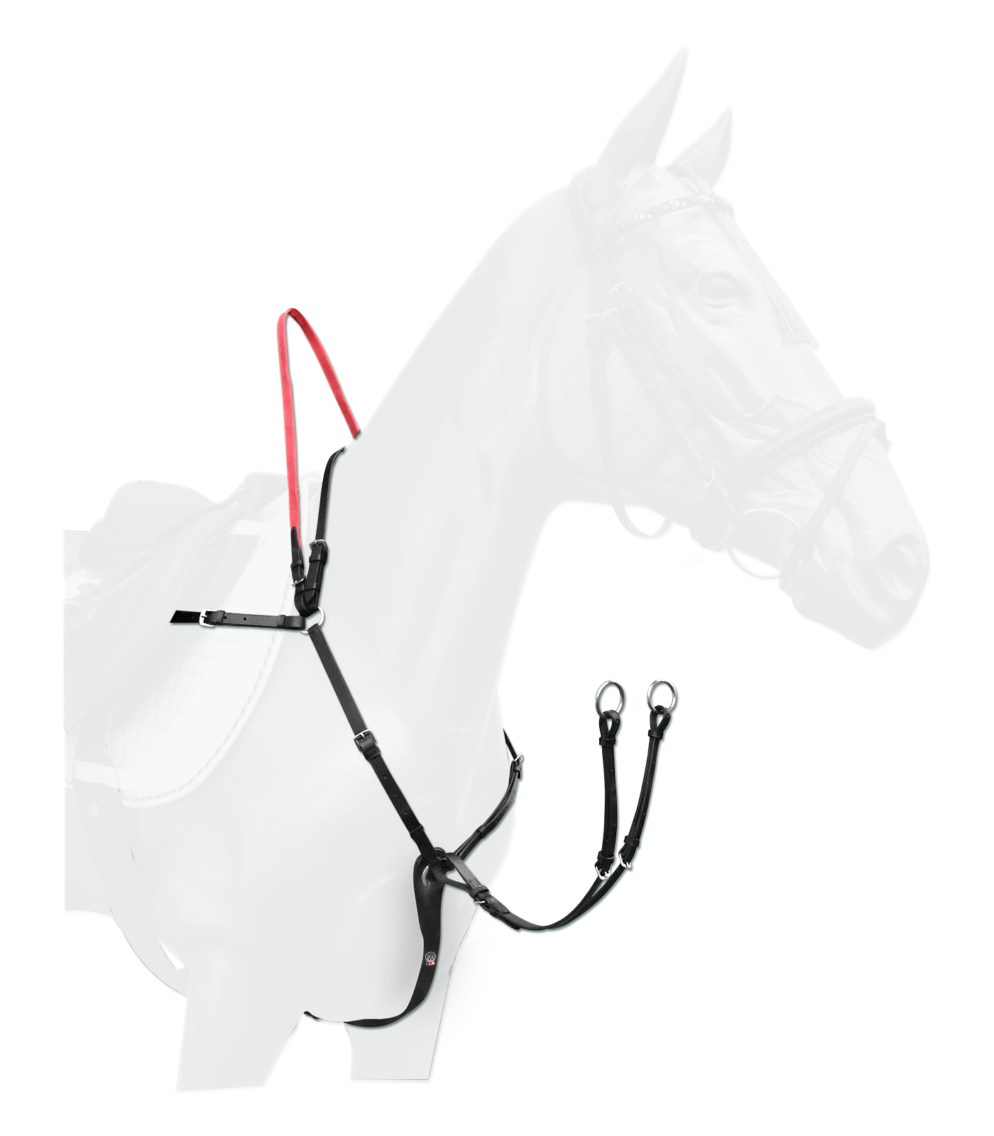 Breastplate with safety reins
