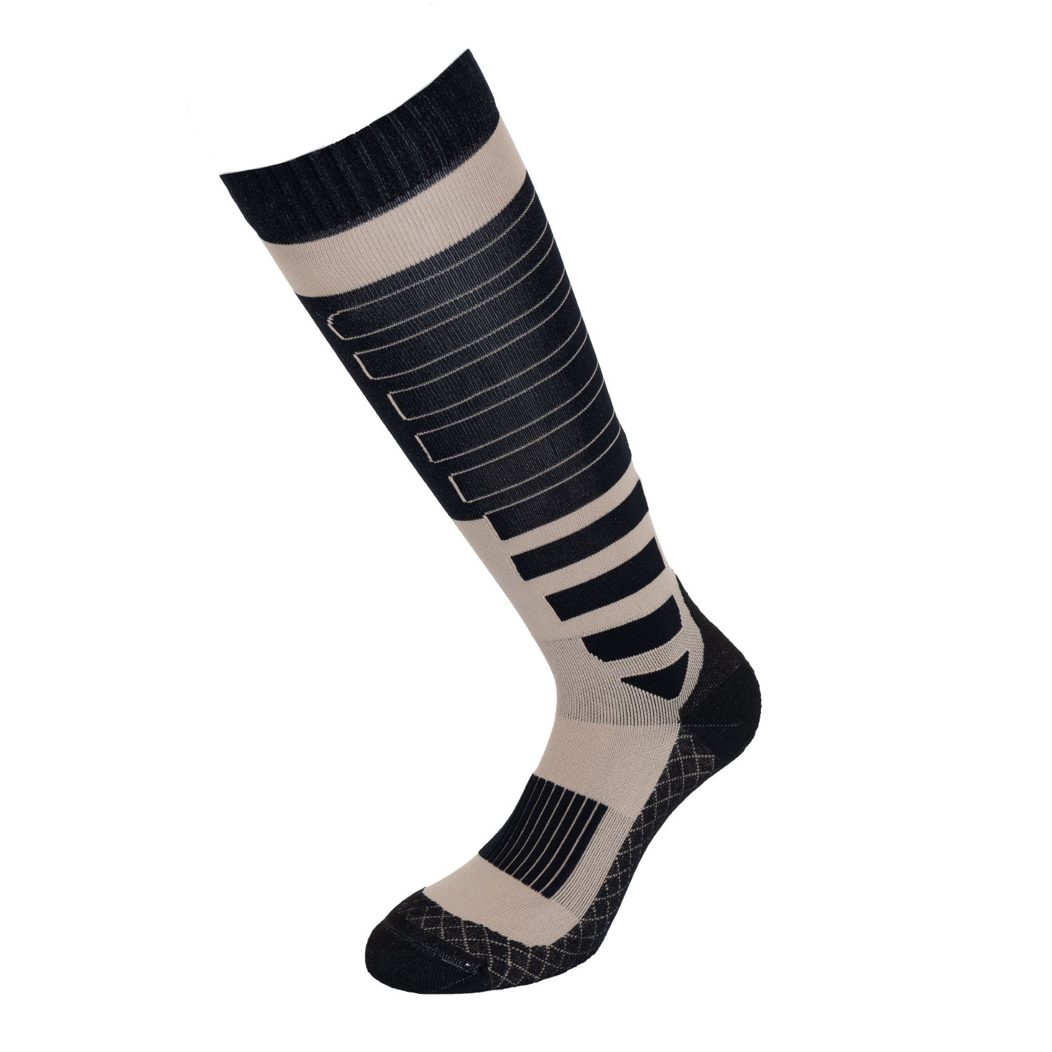 Socke aus atmungsaktivem Funktionsgewebe mit Logo