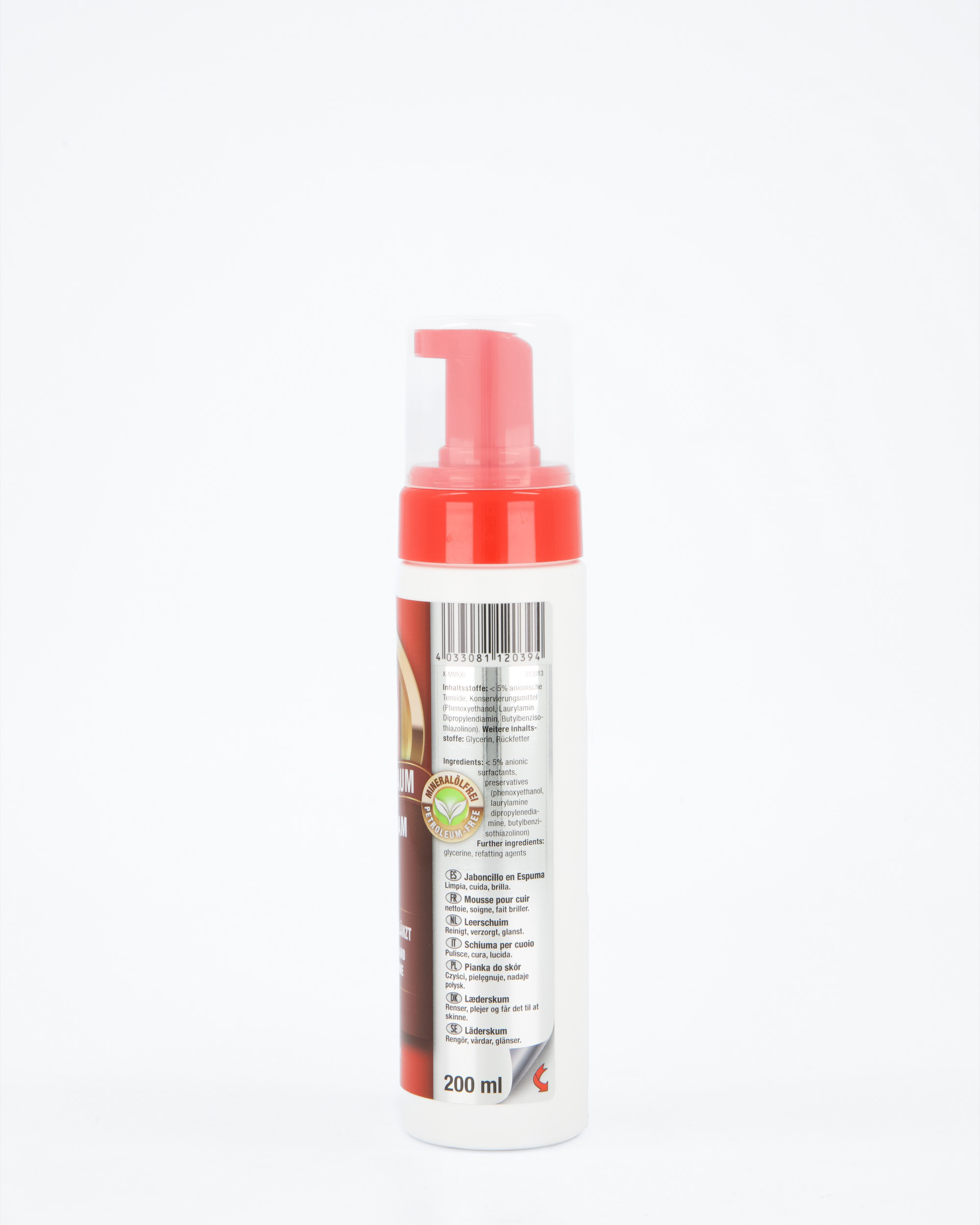 Leather foam, 200 ml