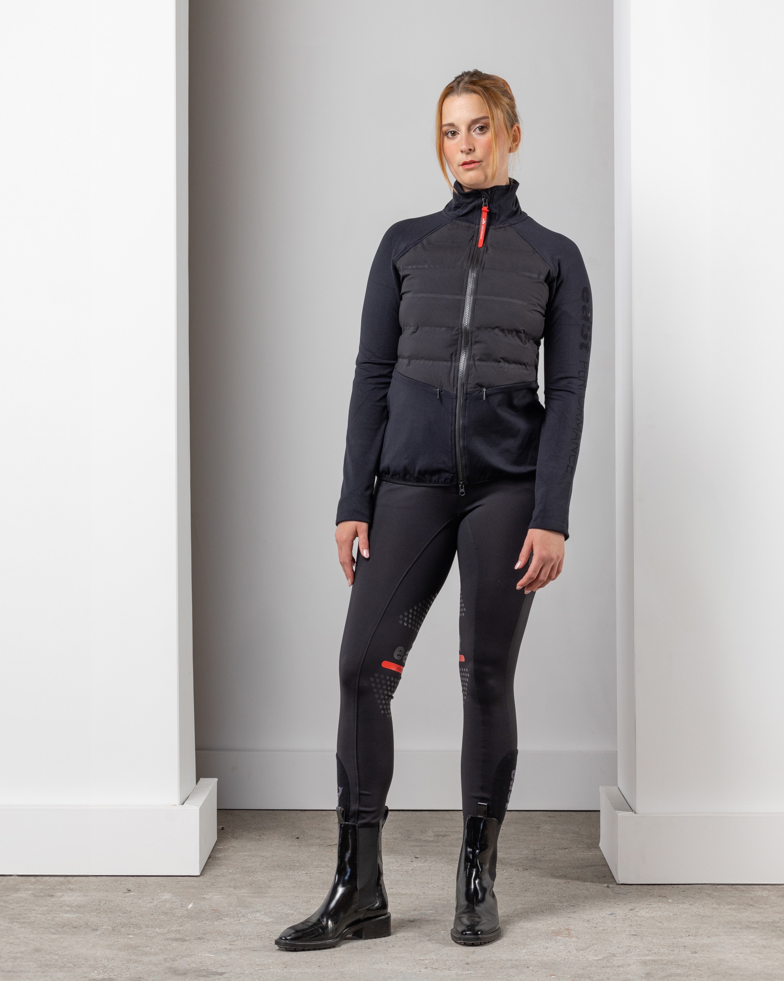 Riding jacket ladies hybrid jersey