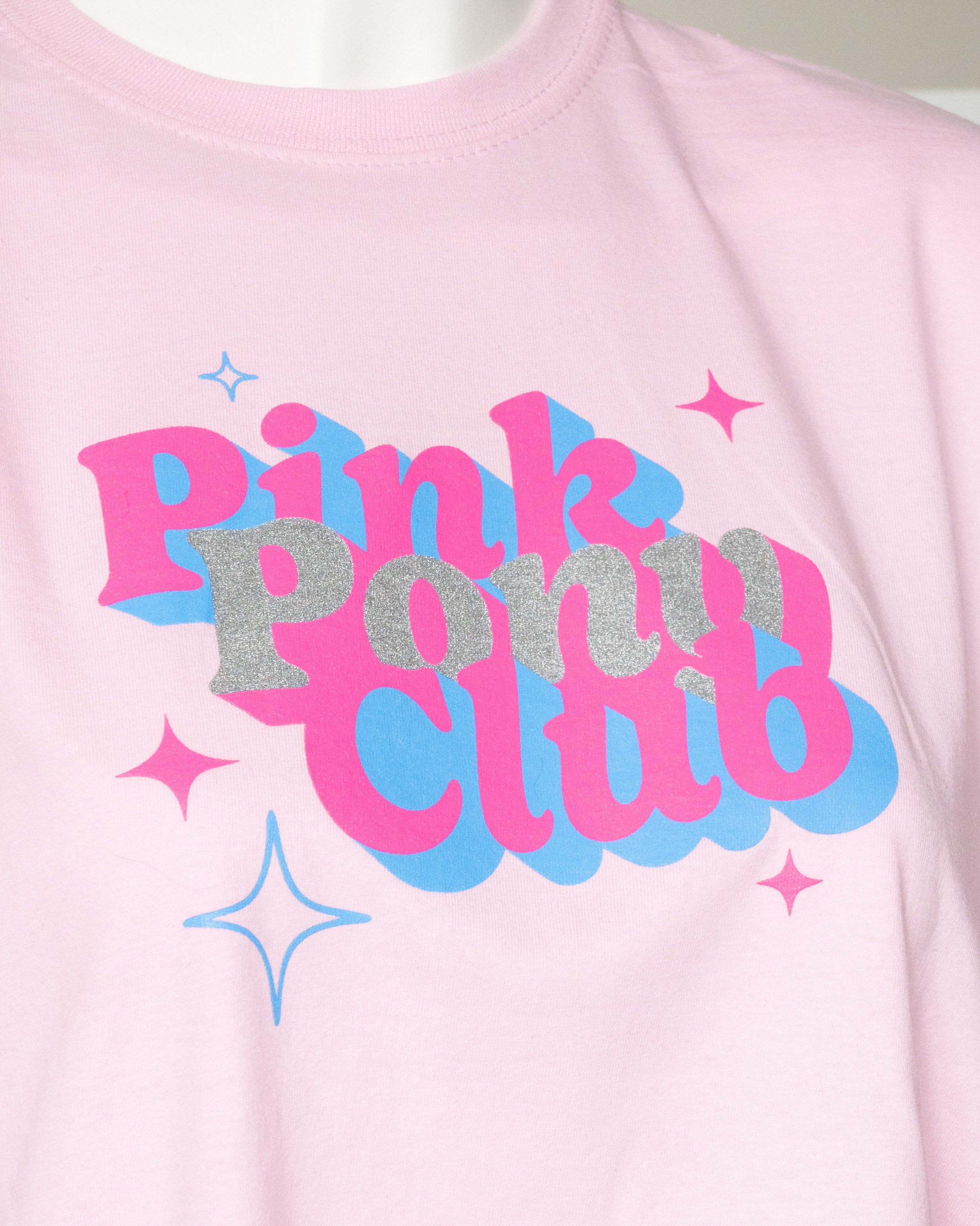 T-Shirt Kinder pink pony