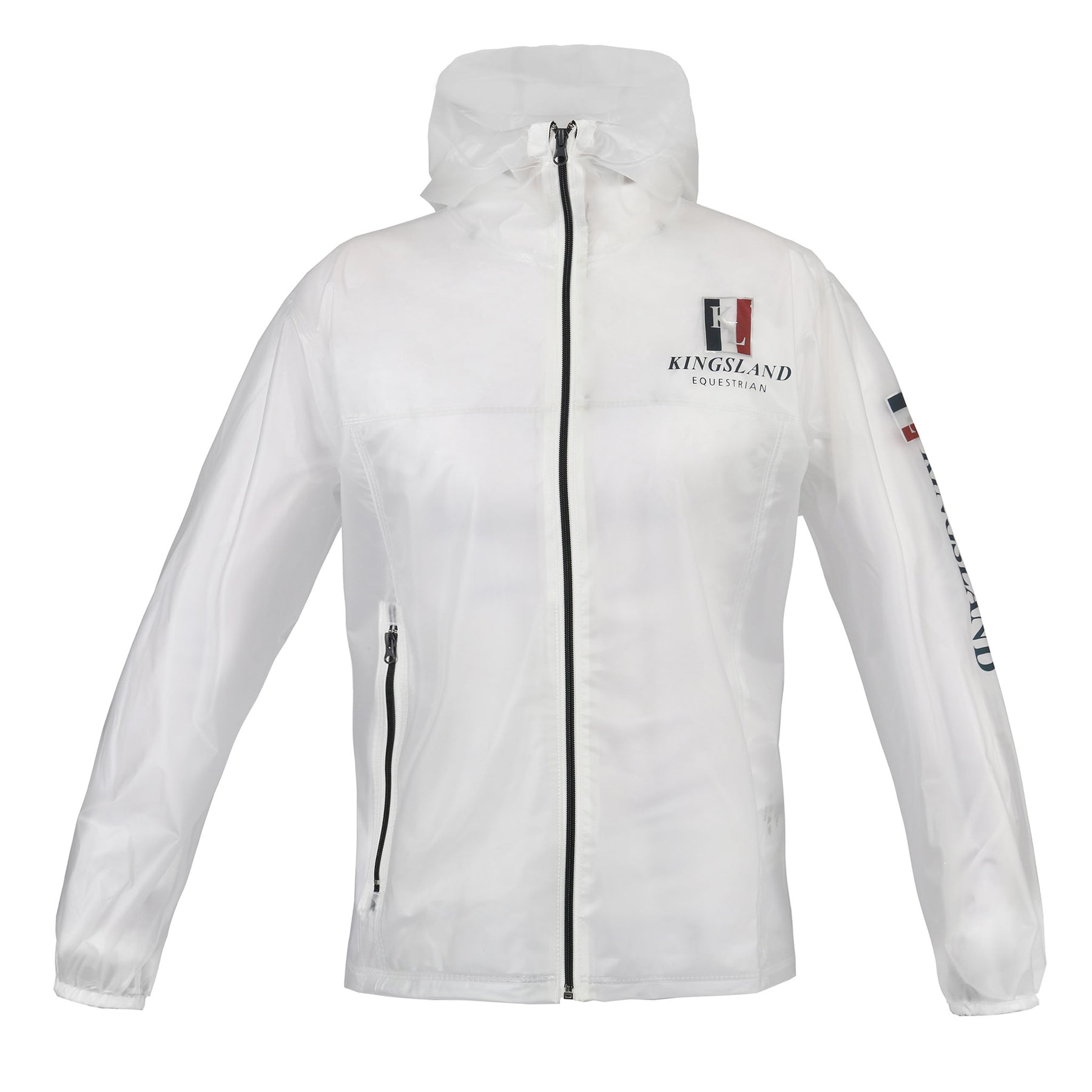 Classic unisex rain jacket in transparent