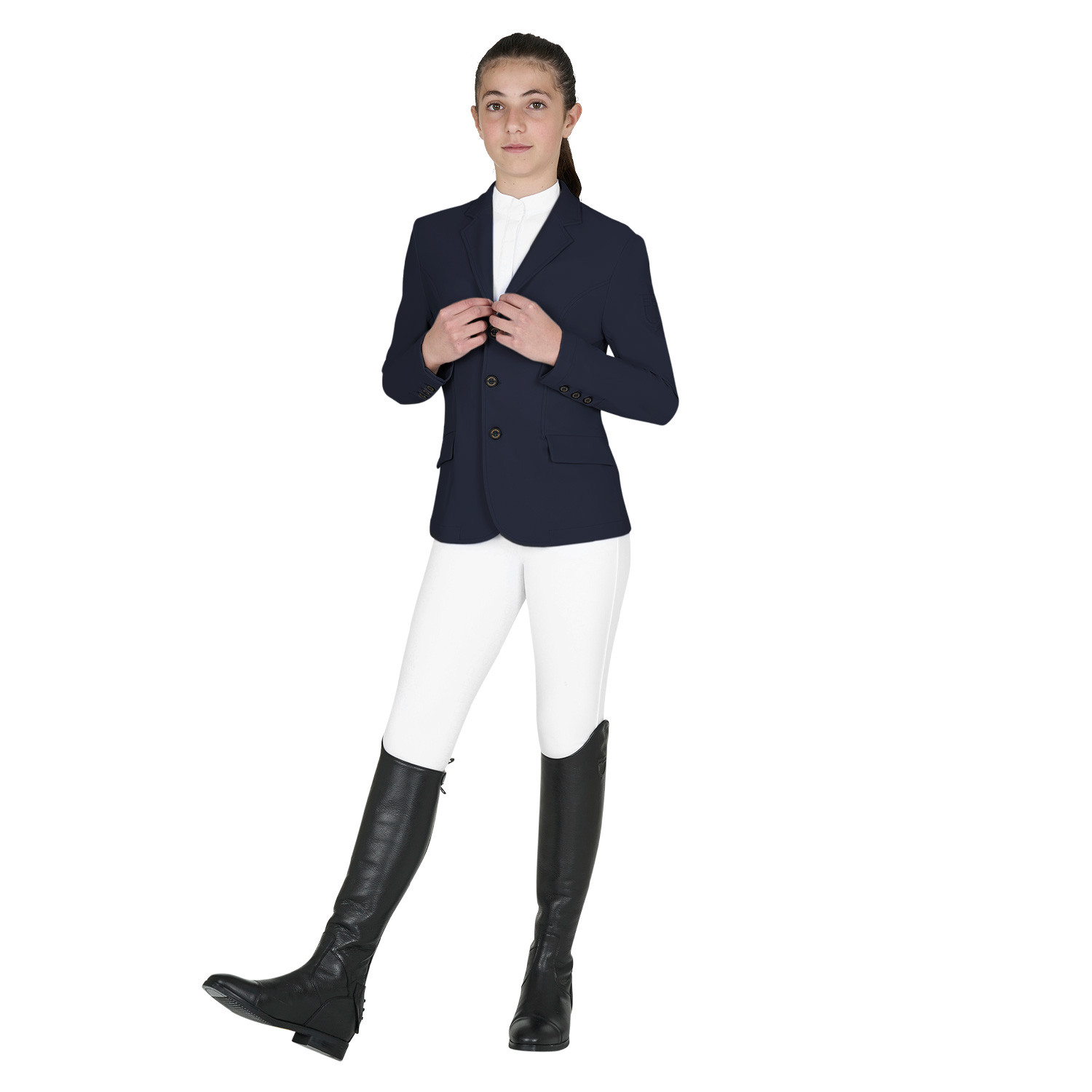 Kinder-Turnierjackett Slim Fit mit drei Knöpfen
