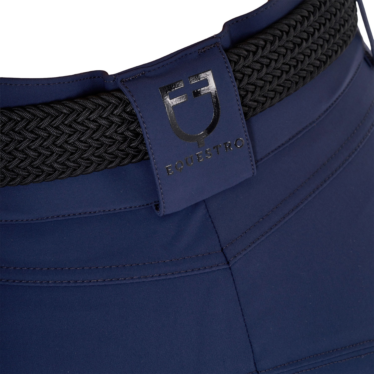 Damen-Reithose High-Waist mit Kniebesatz