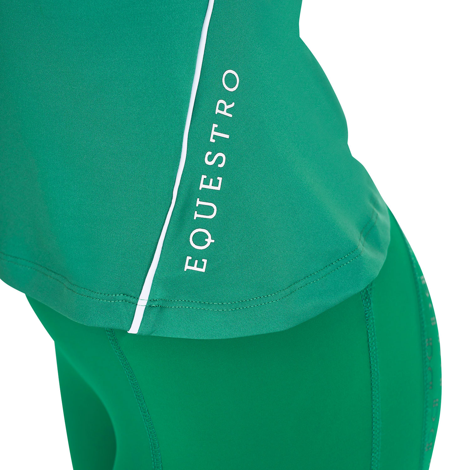 Schmal geschnittenes Damen-Trainingspolo aus Funktionsmaterial