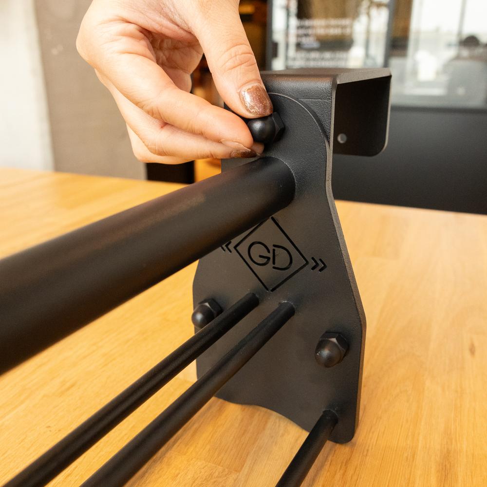 Extra hooks for saddle and rug rack