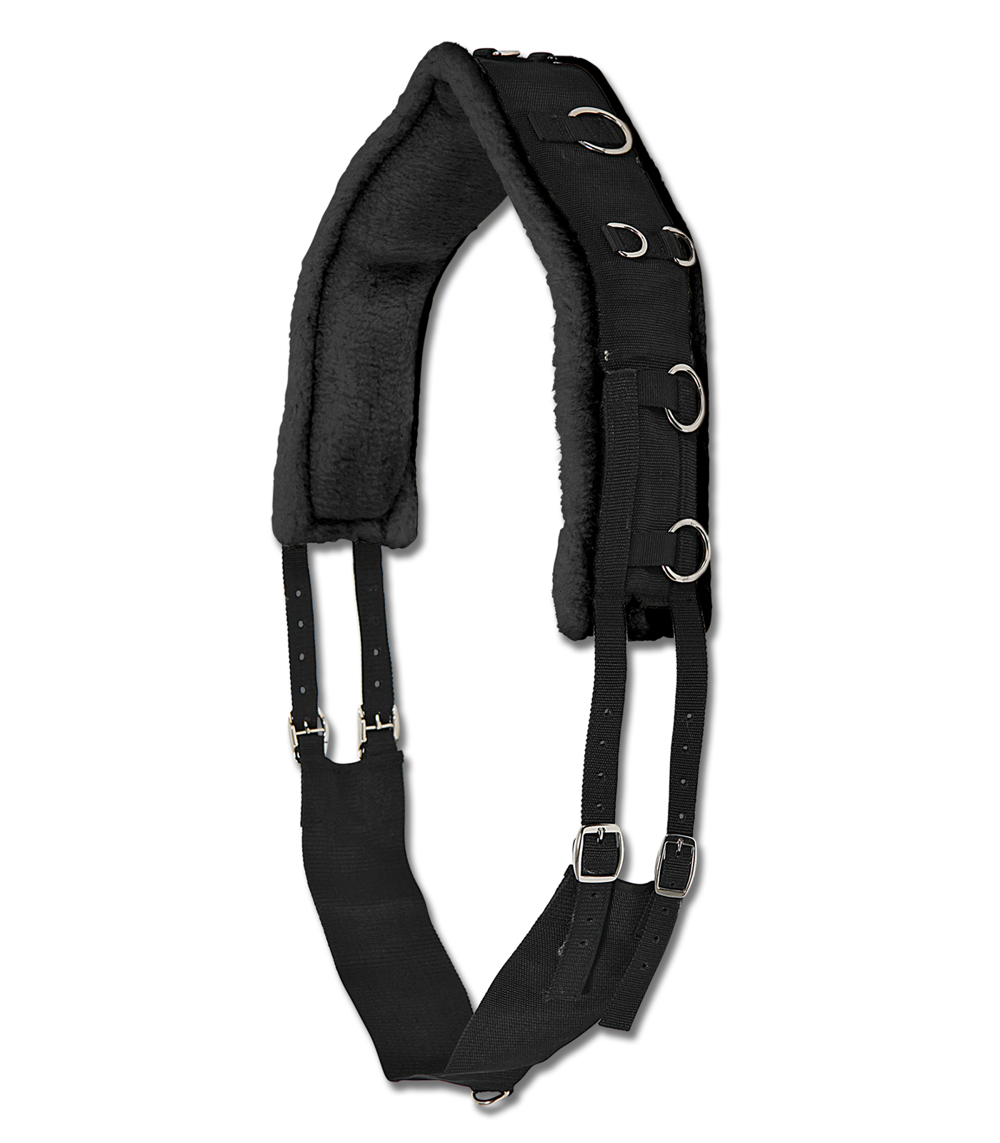 Longiergurt mit Ringen Perlon