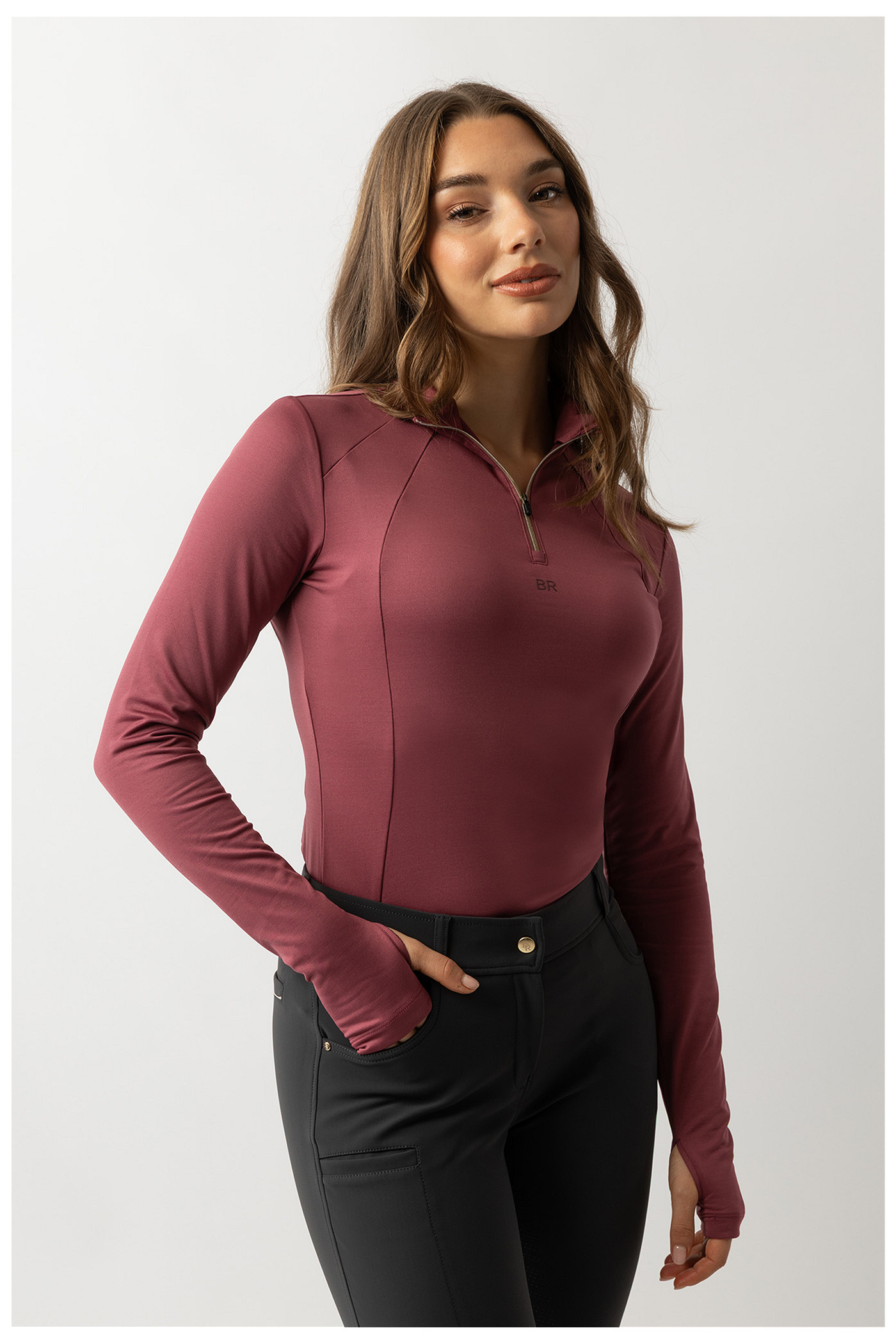 Half Zip-Up Pullover Lieke Ladies
