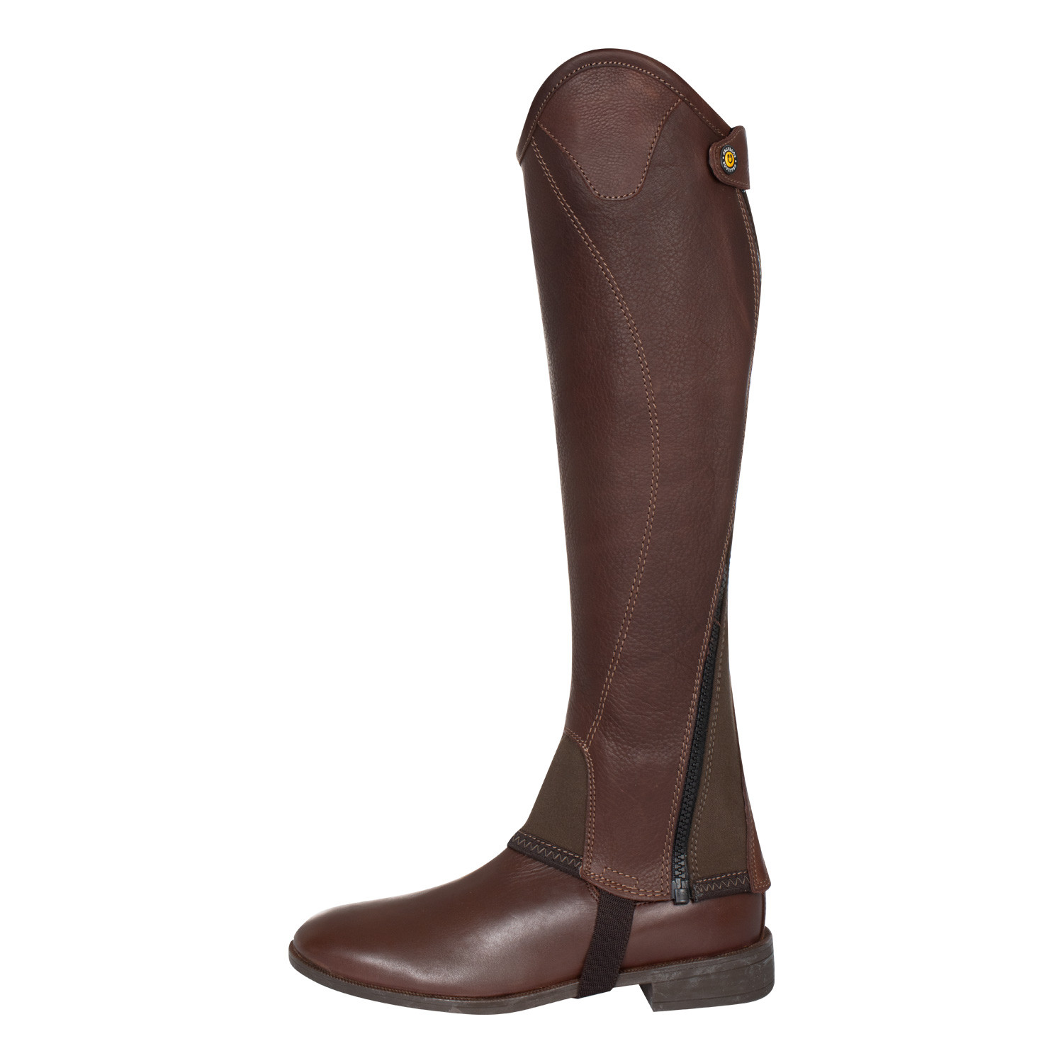 Unisex-Stiefeletten aus weichem Leder mit seitlichem Reißverschluss
