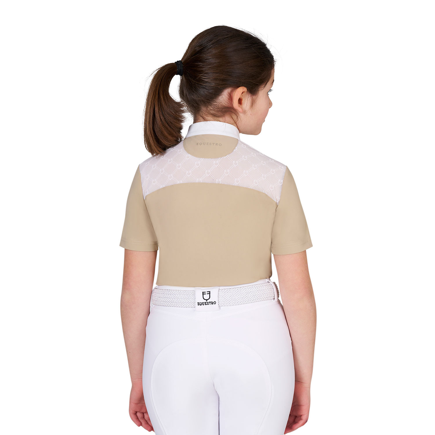 Mädchen-Turnierpolo mit Tüll
