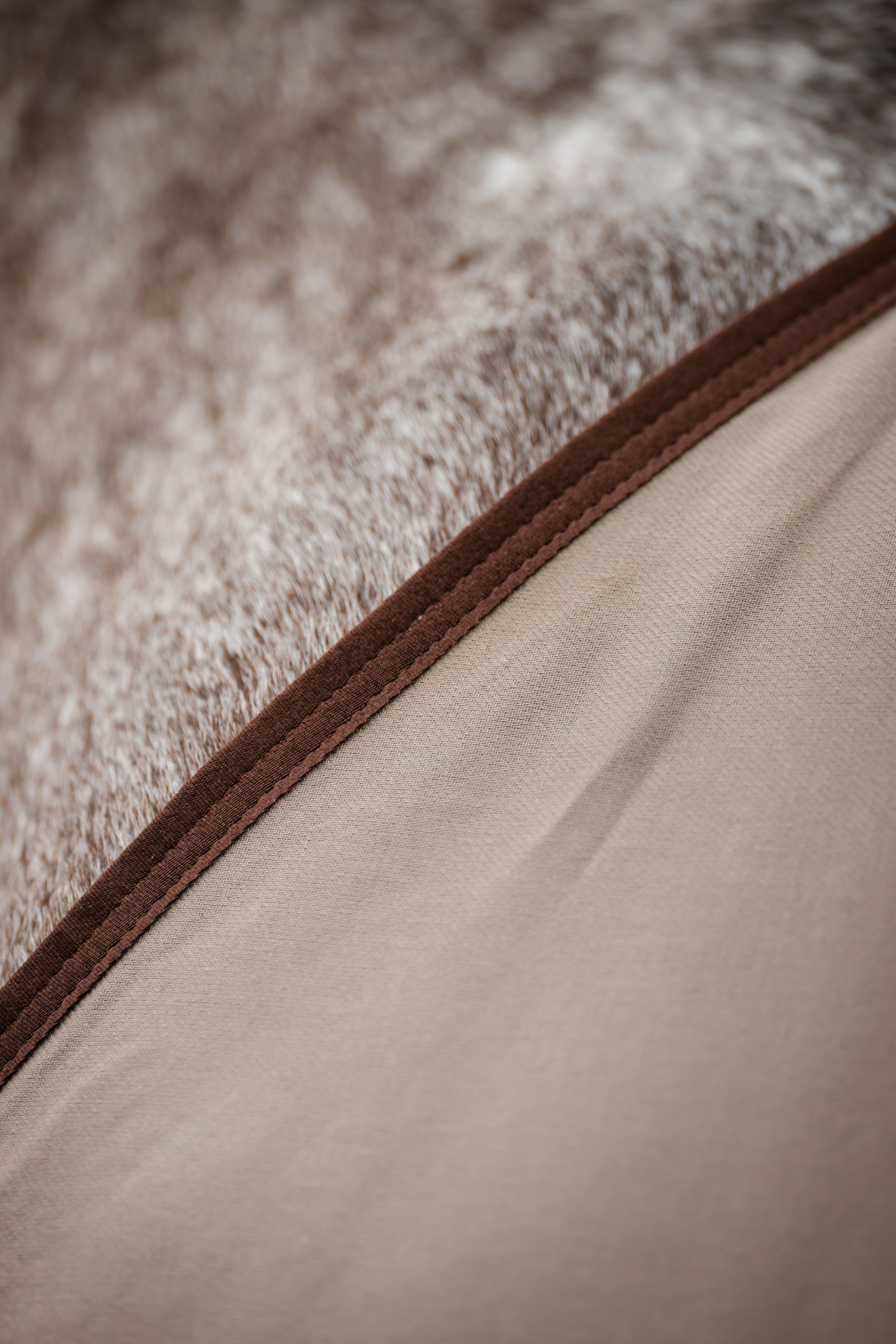 Stalldecke Cool Sheet Linen in Beige/Coffee