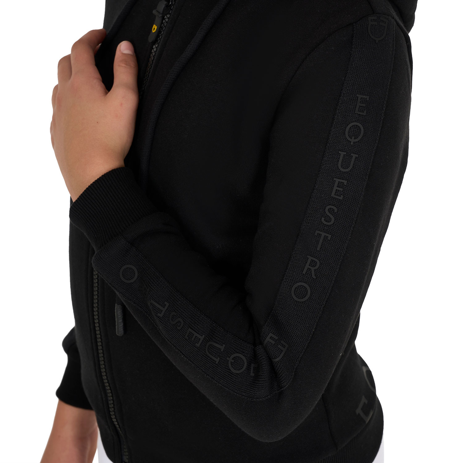 Mädchen-Sweatjacke mit durchgehendem Reißverschluss und Innenfleece