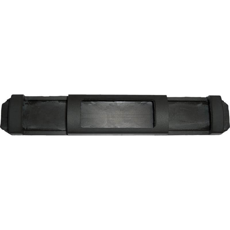 Rubber chin chain pad in black