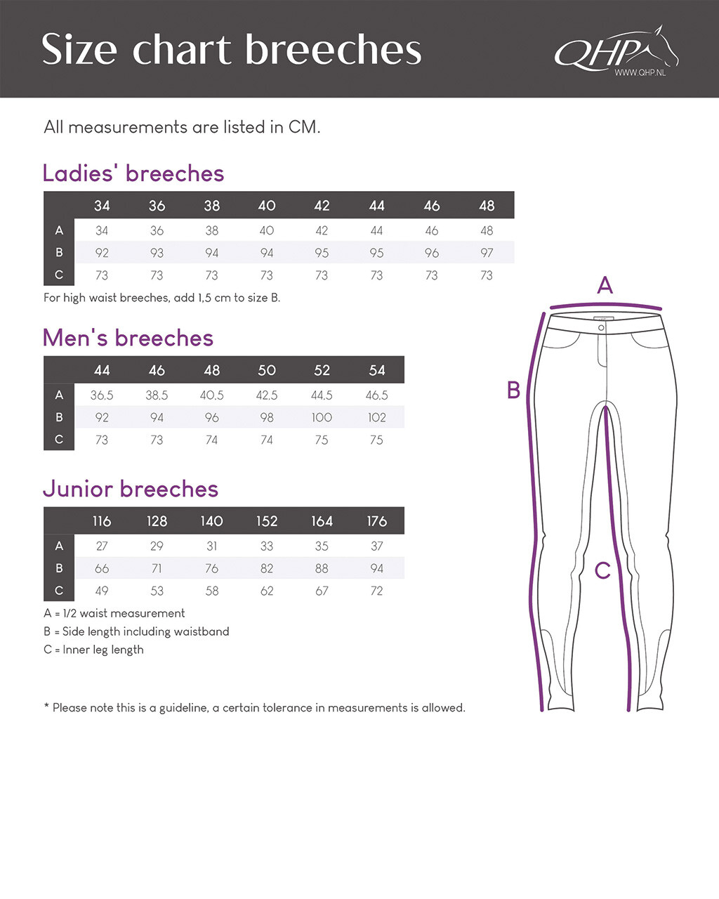 Reitlegging Kae Halbbesatz