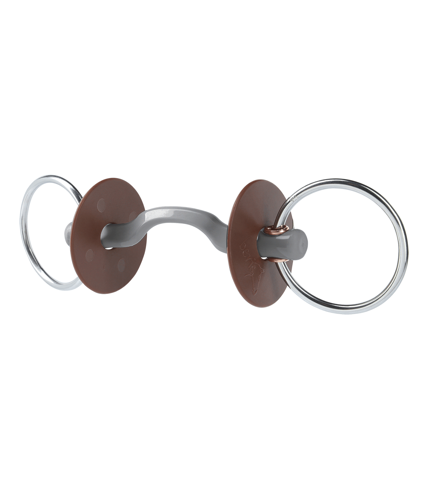 Water snaffle, Konnex, thin, ring 7.5 cm, hard
