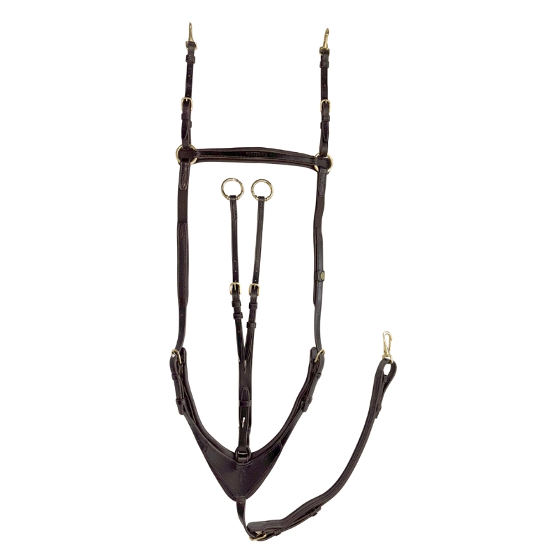 Breastplate "Robin" 3-point with elastic