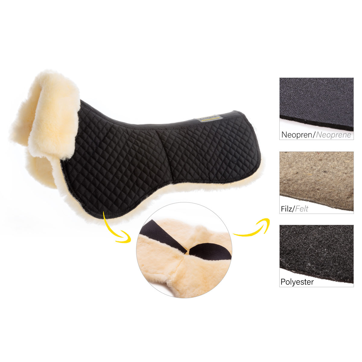 Korrekturunterlage mouton-innenliegendeTaschen
