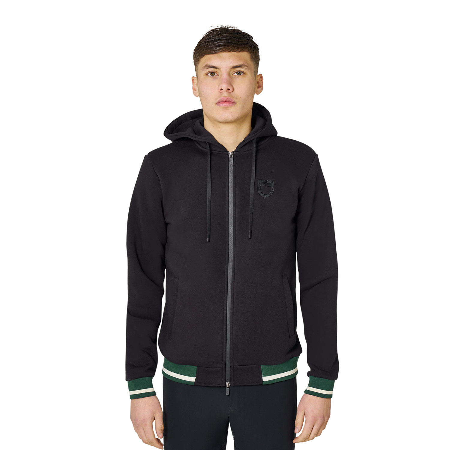 Hoodie für Herren mit Frontreißverschluss