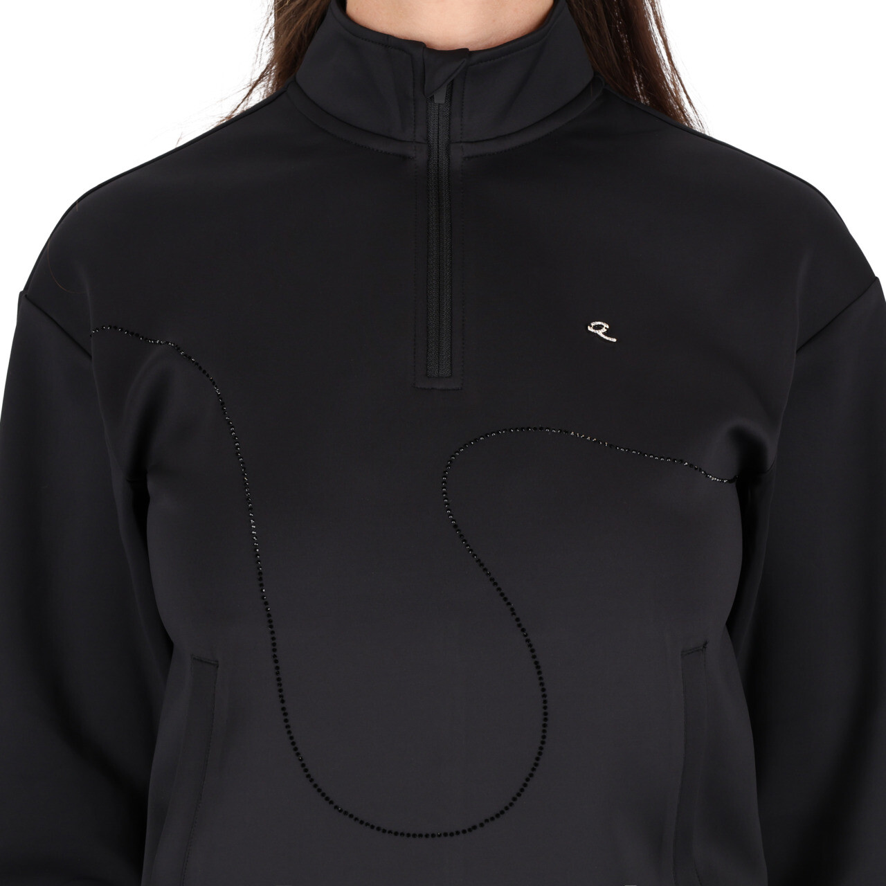Pullover mit halbem Reißverschluss Livora