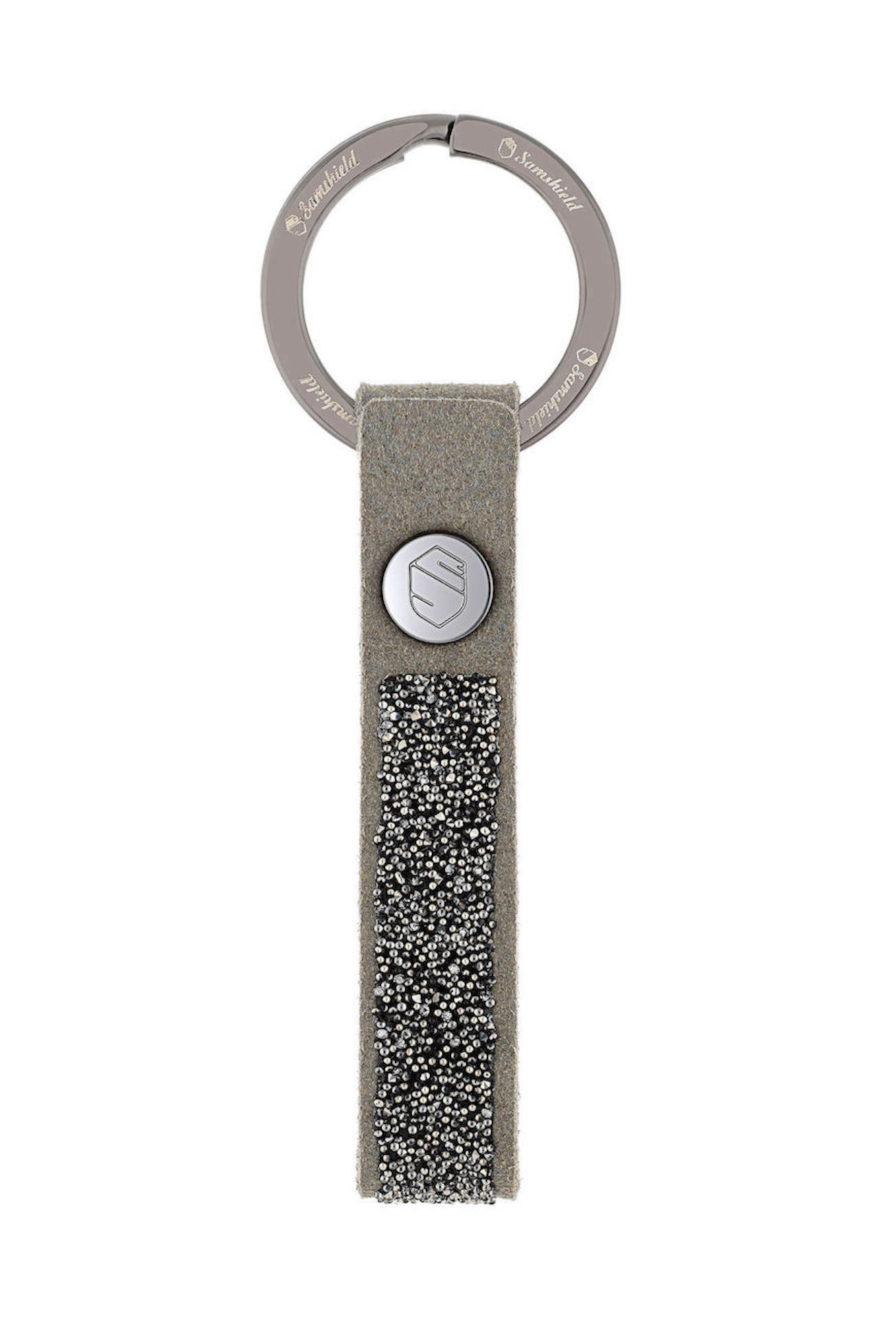 Schlüsselanhänger Crystal Fabric Grey