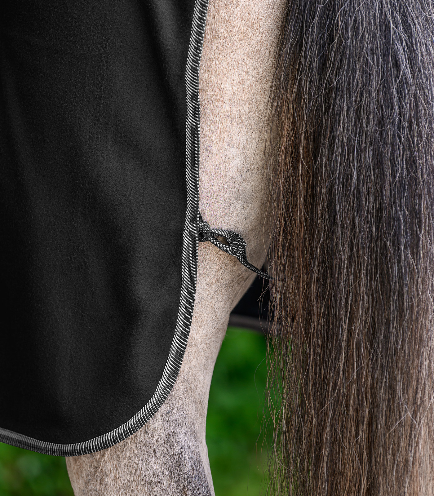 ECONOMIC Fleece rug, black, 075cm