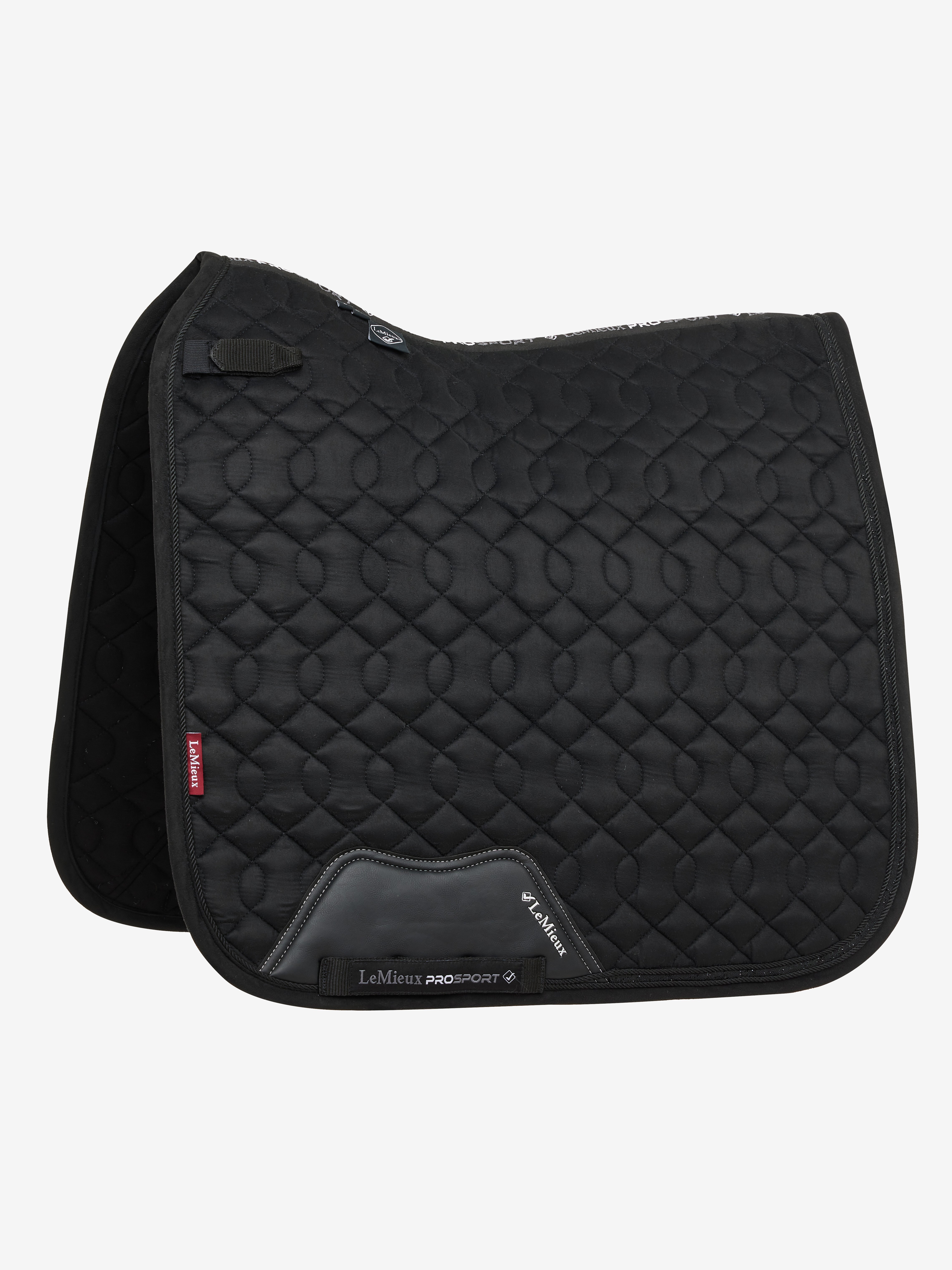 Dressurschabracke Crystal Suede in schwarz