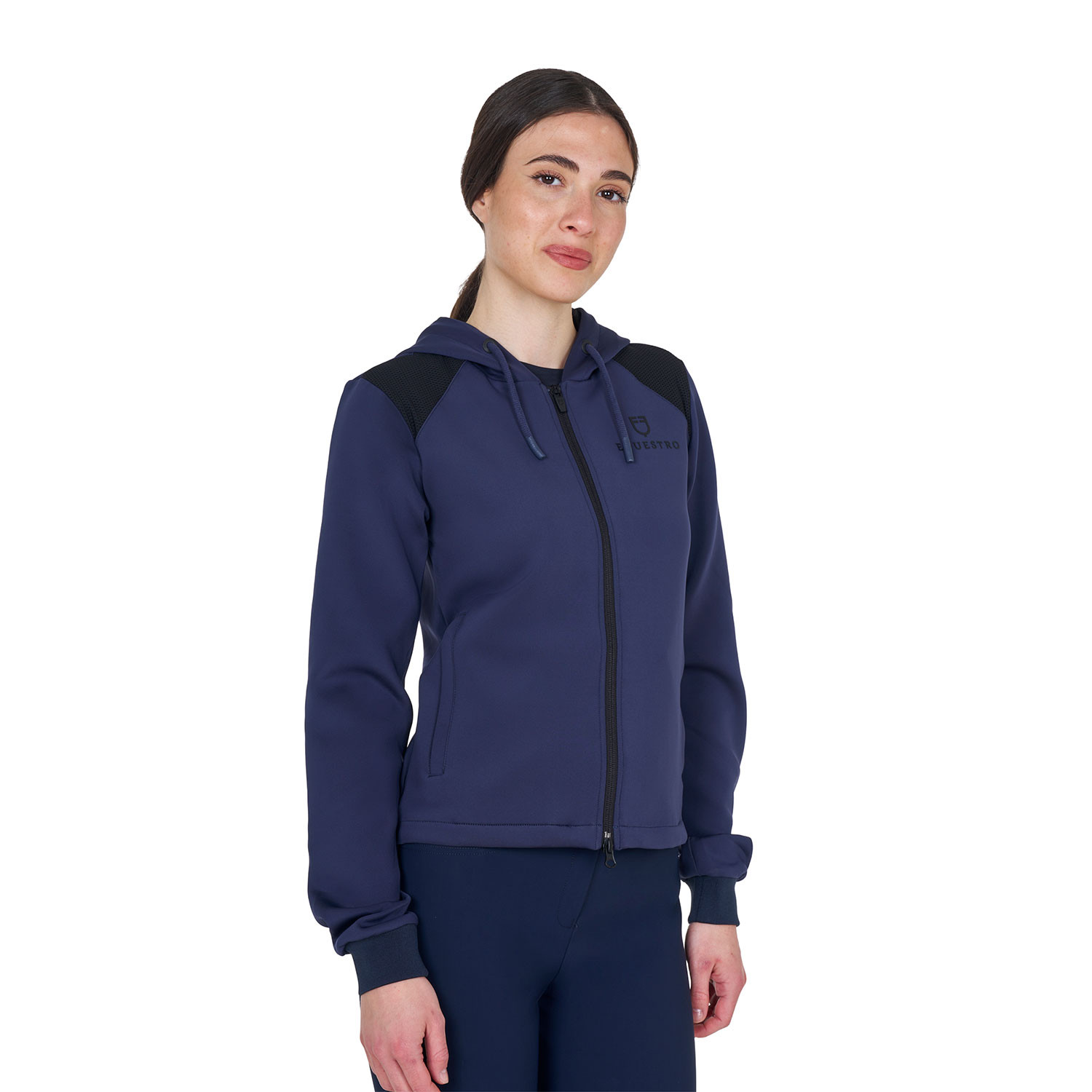 Damen-Cropped-Hoodie
