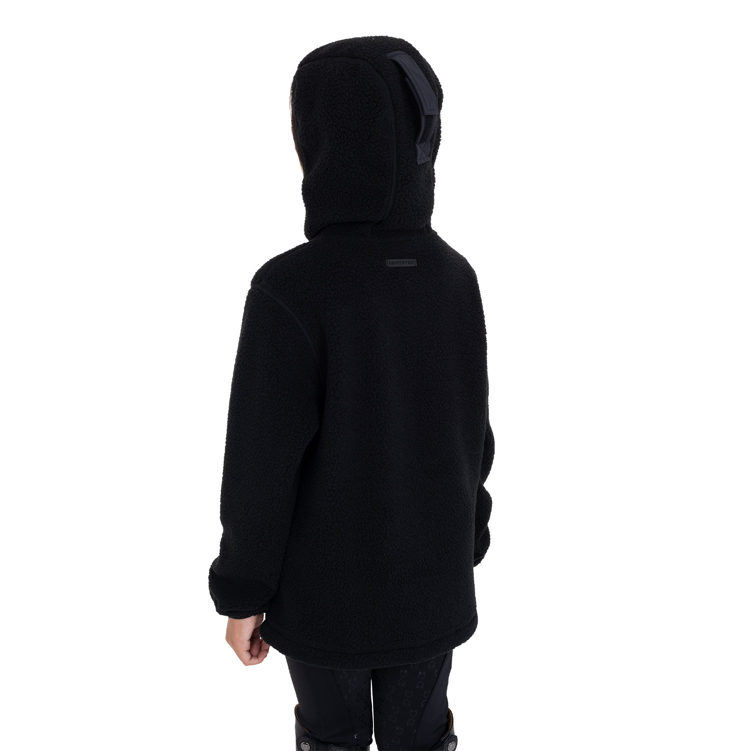 Unisex-Kinder-Teddyfleece-Hoodie mit Reißverschluss