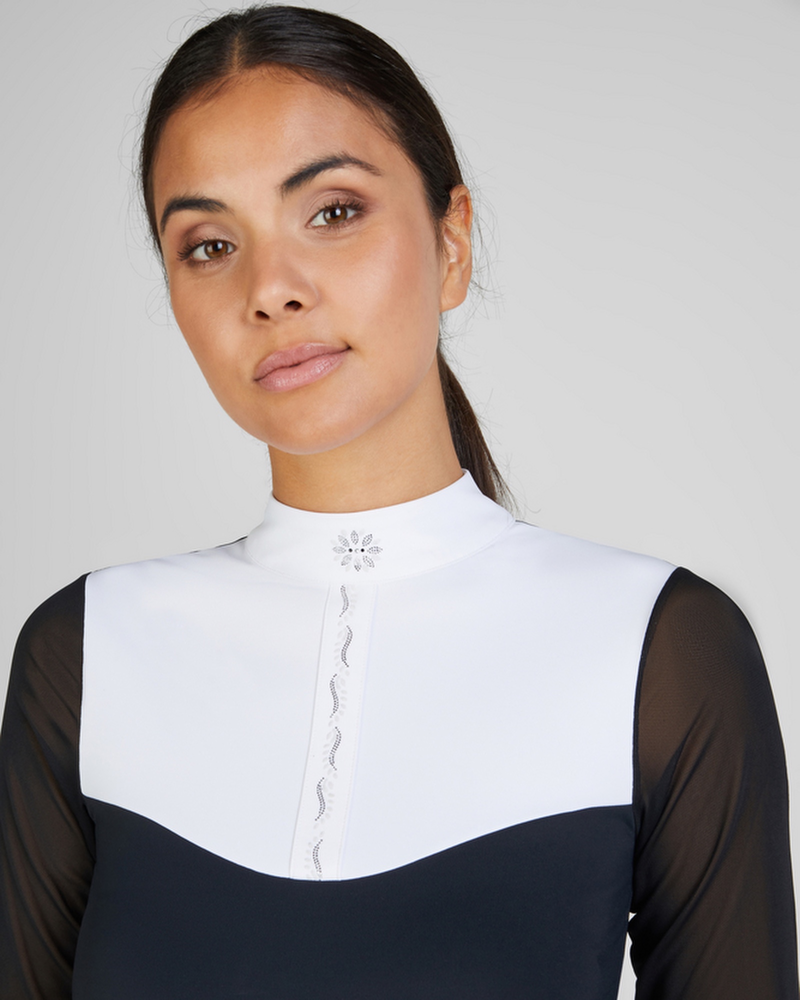 Ladies competition shirt Blouse Selection in black