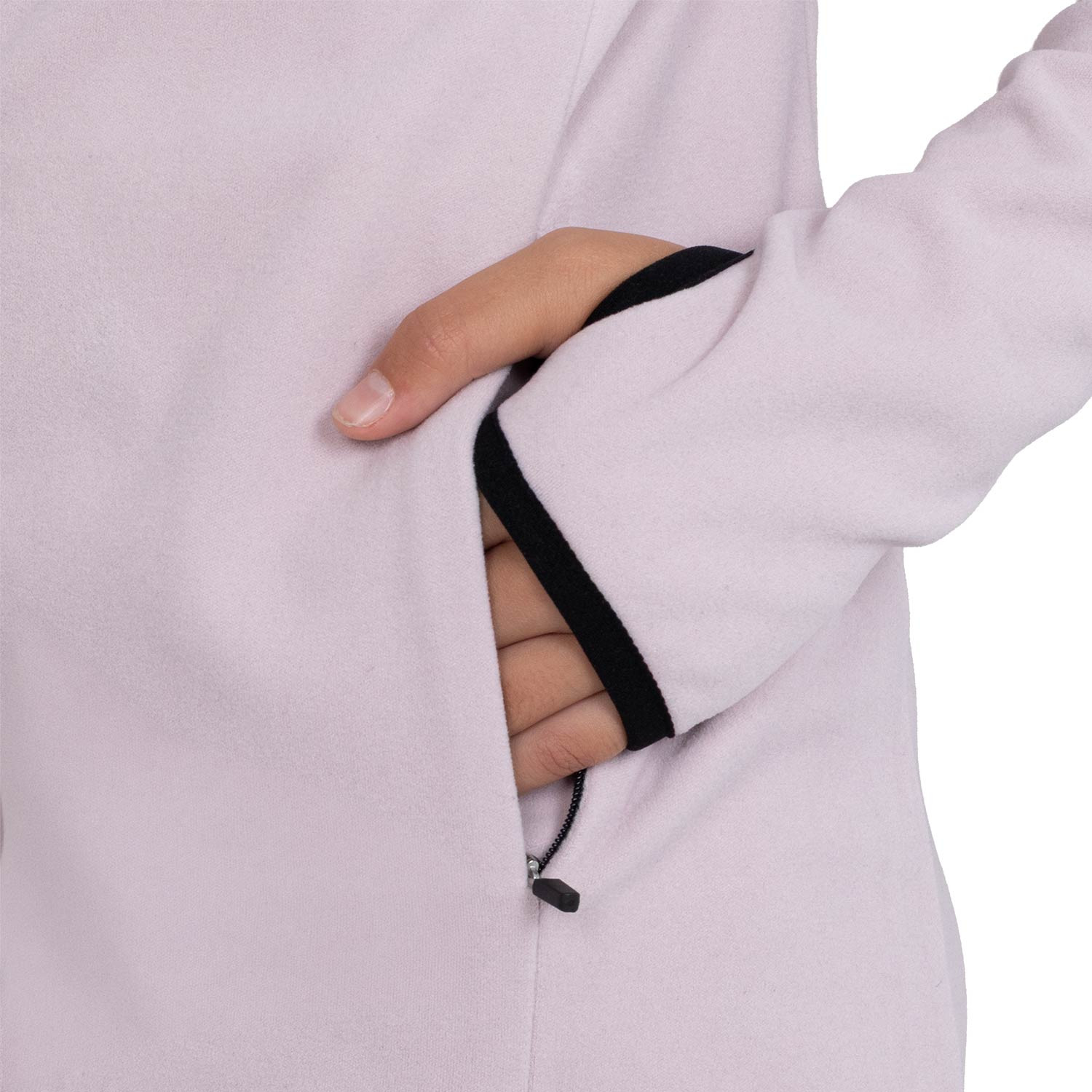 Kinder-Fleece-Hoodie Unisex mit Reißverschluss