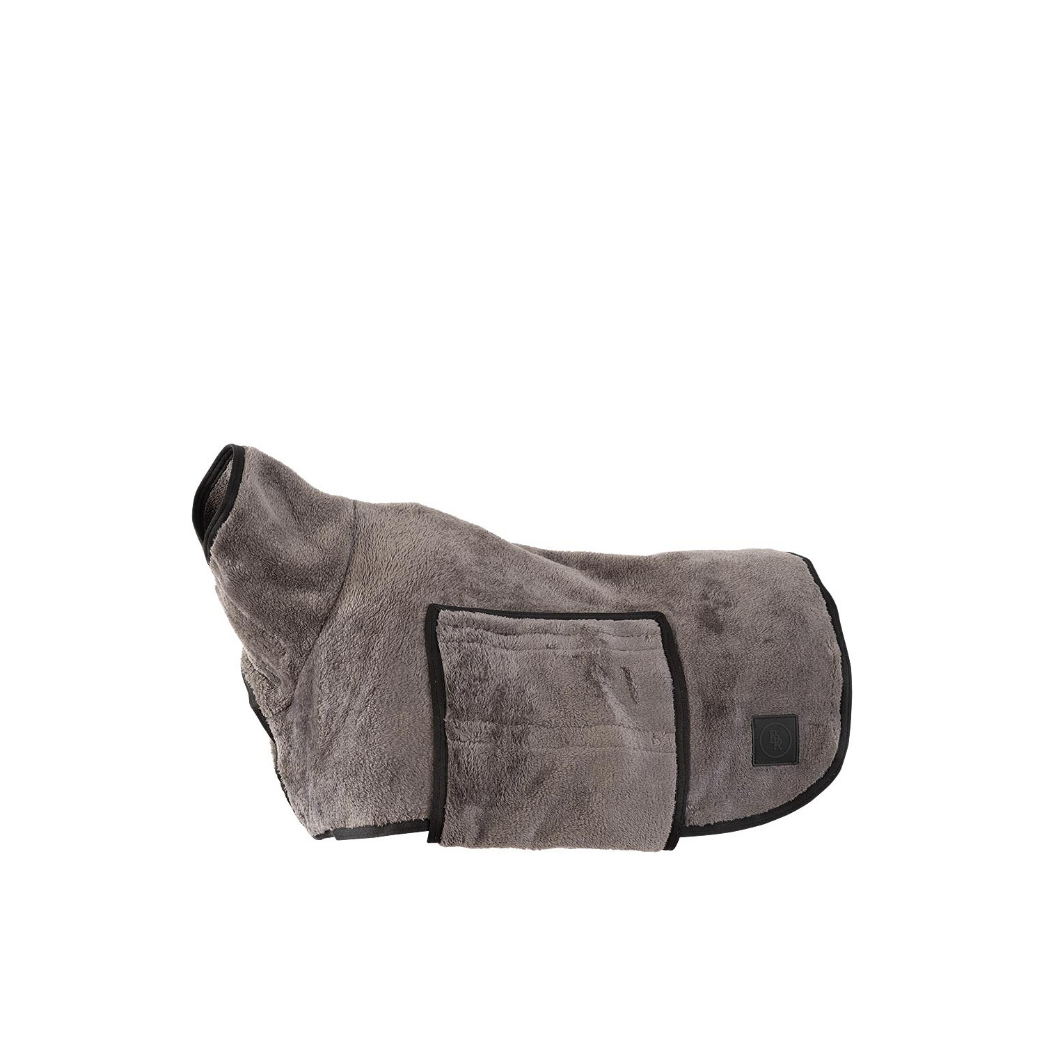 Hundebademantel in Grey Asphalt