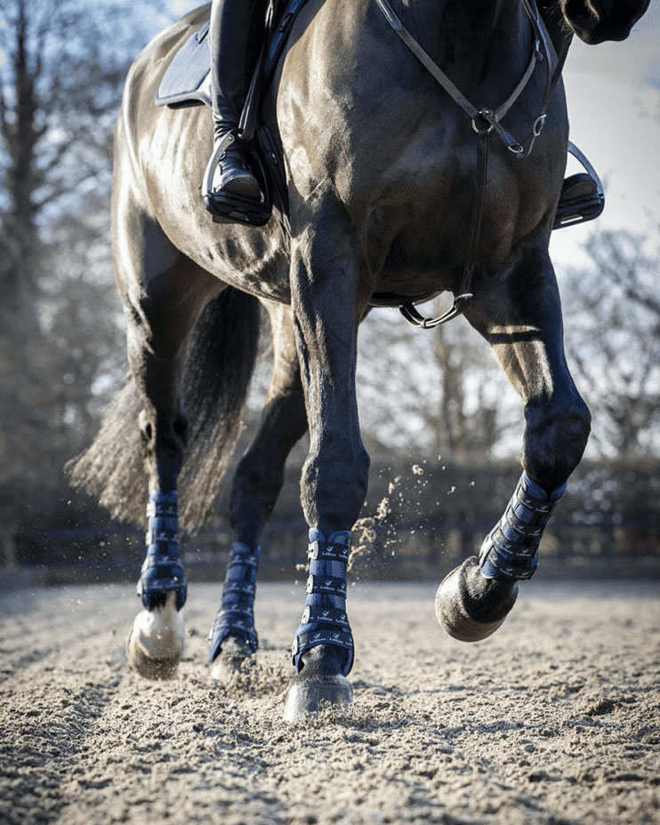 Gamaschen LMX Ultramesh Snug Boots vorne in Navy