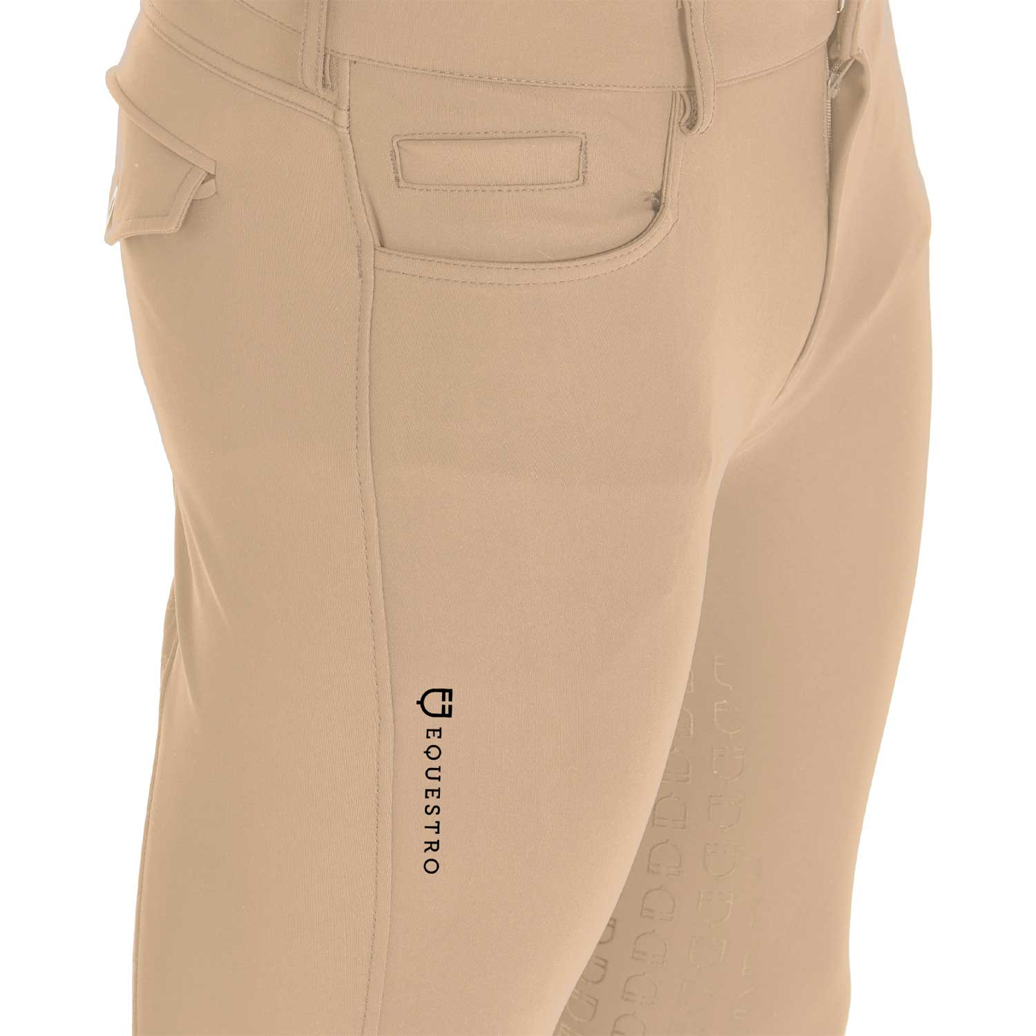 Herren-Reithose Slim Fit mit Vollbesatz