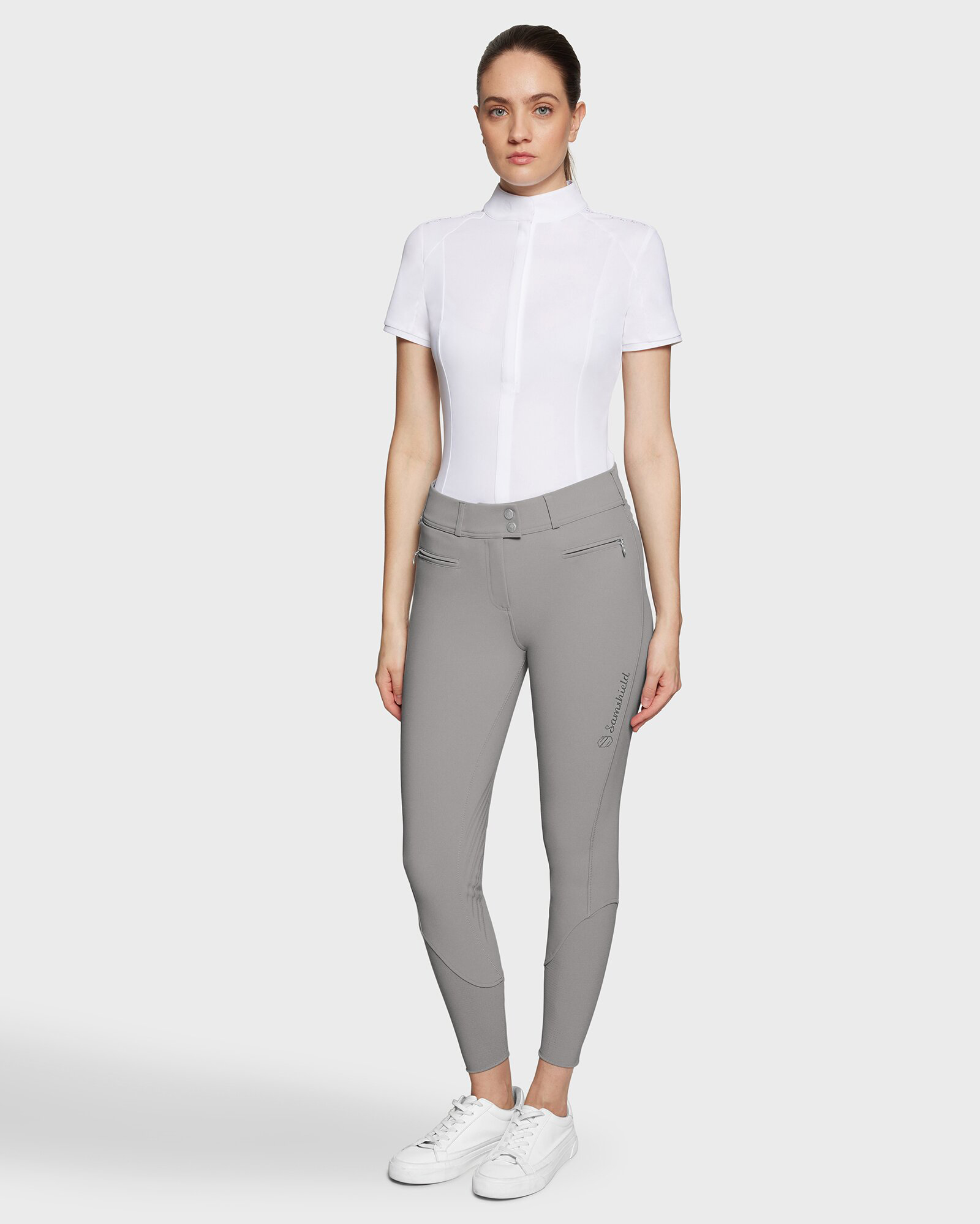 Ladies riding breeches Clara Metal Dots full grip