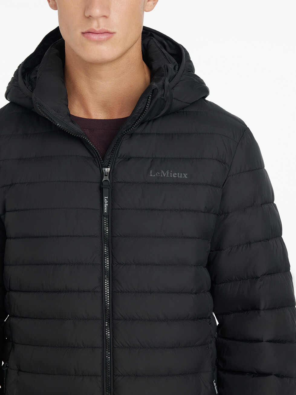 Herren Steppjacke mit Kapuze