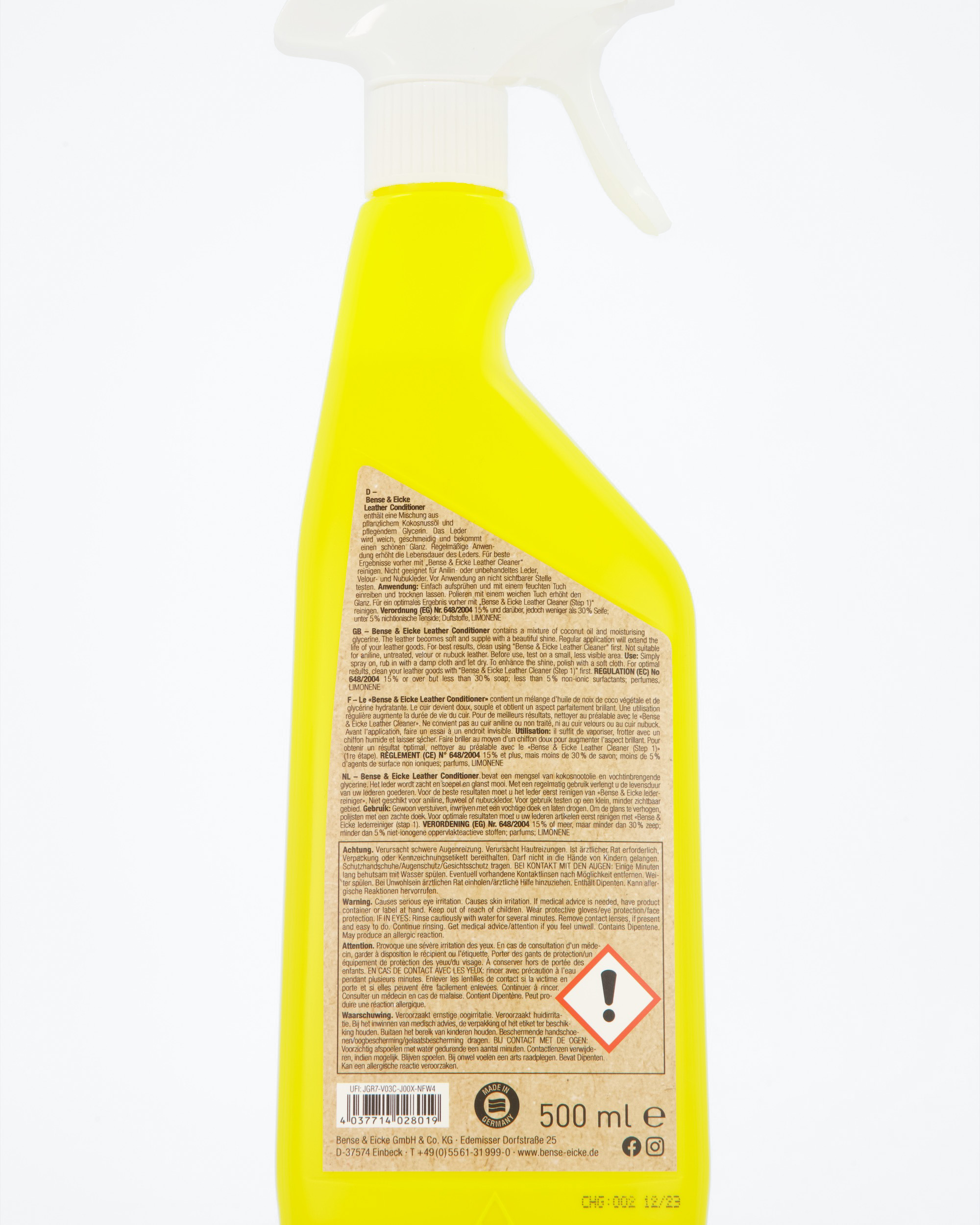 Leather Conditioner - Step 2, 500 ml