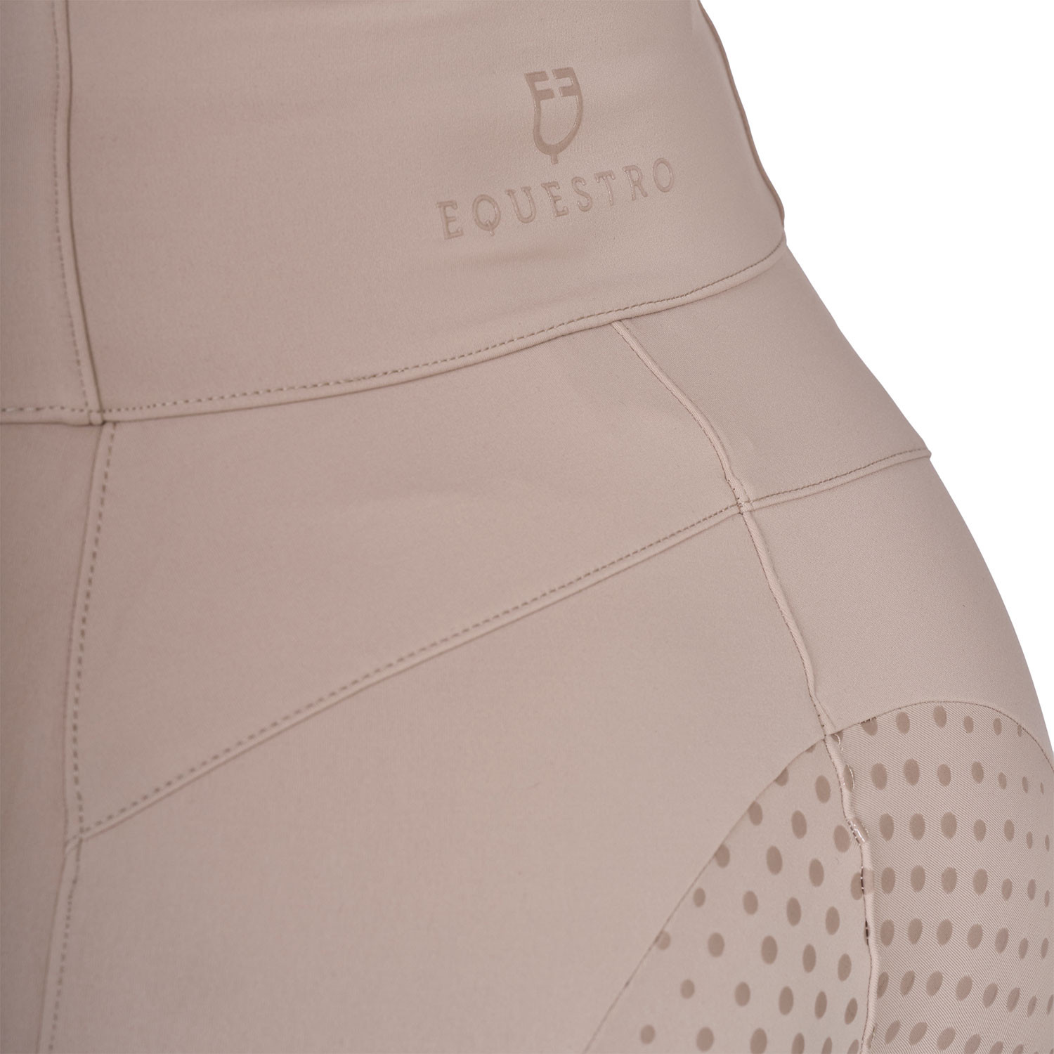 Full-Grip-Reithose für Damen mit perforierten Einsätzen
