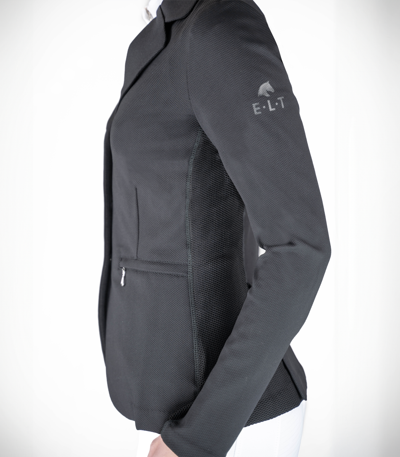 Turnierjacket Light Mesh in schwarz