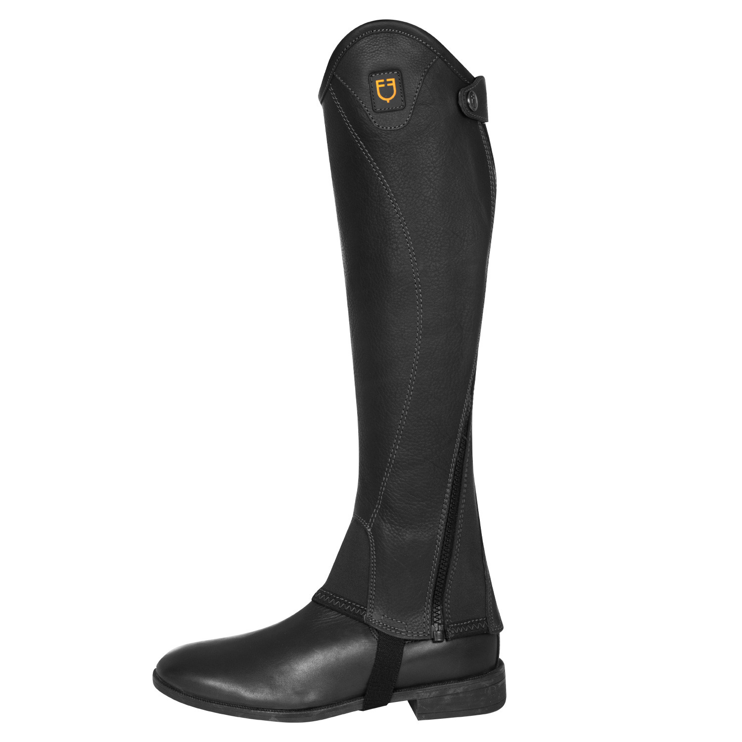 Unisex-Stiefeletten aus weichem Leder mit seitlichem Reißverschluss