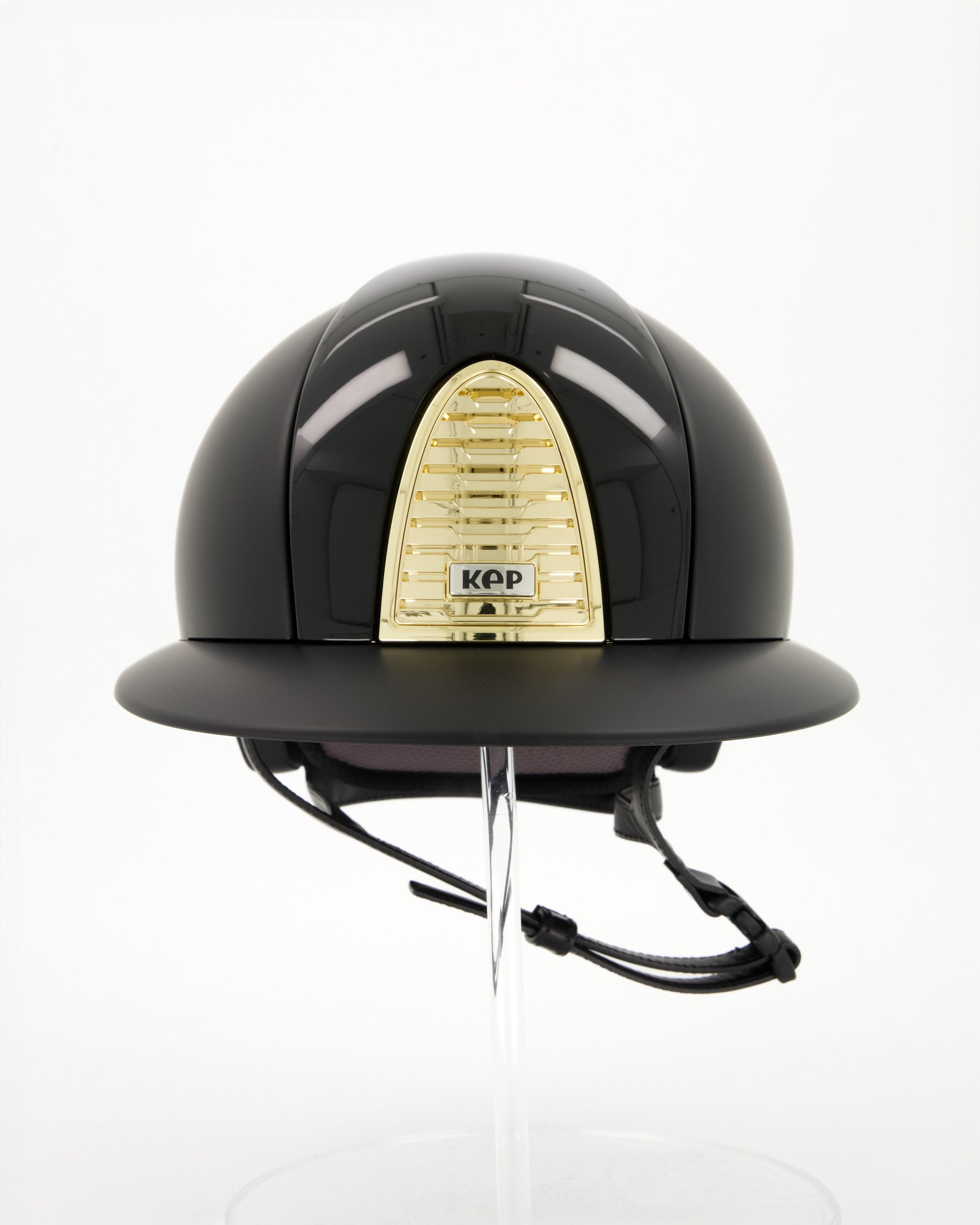 Reithelm Cromo 2.0 Textile/Polish Polo Gold in schwarz