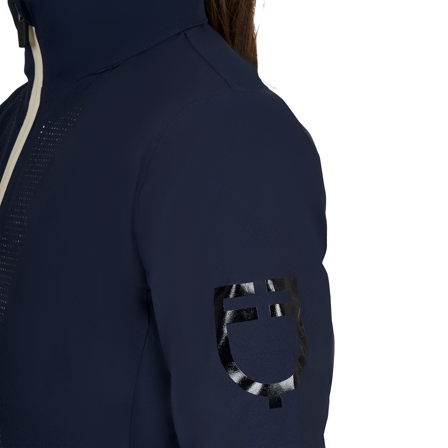 Kinder-Softshelljacke Unisex mit Rückenlogo