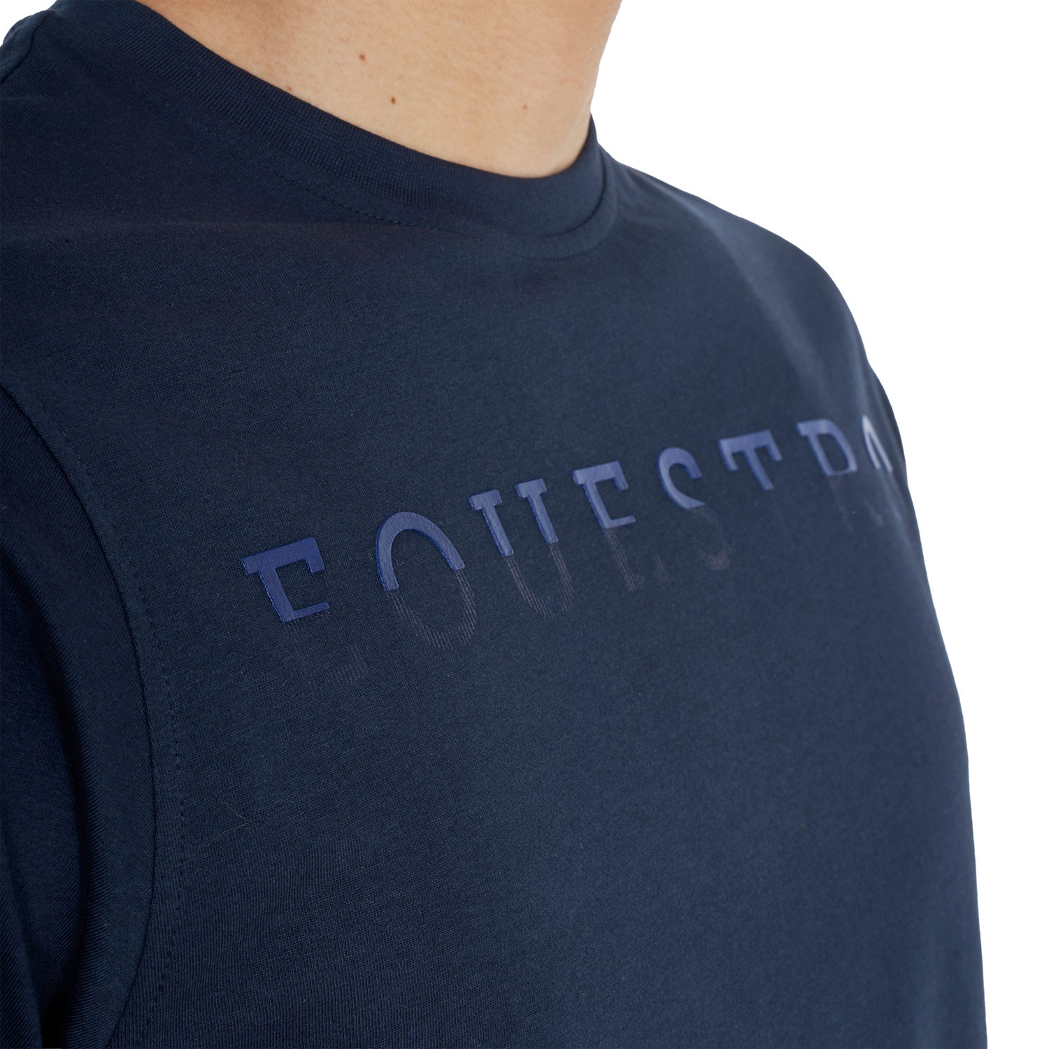 Basic T-Shirt für Herren mit Brustschriftzug
