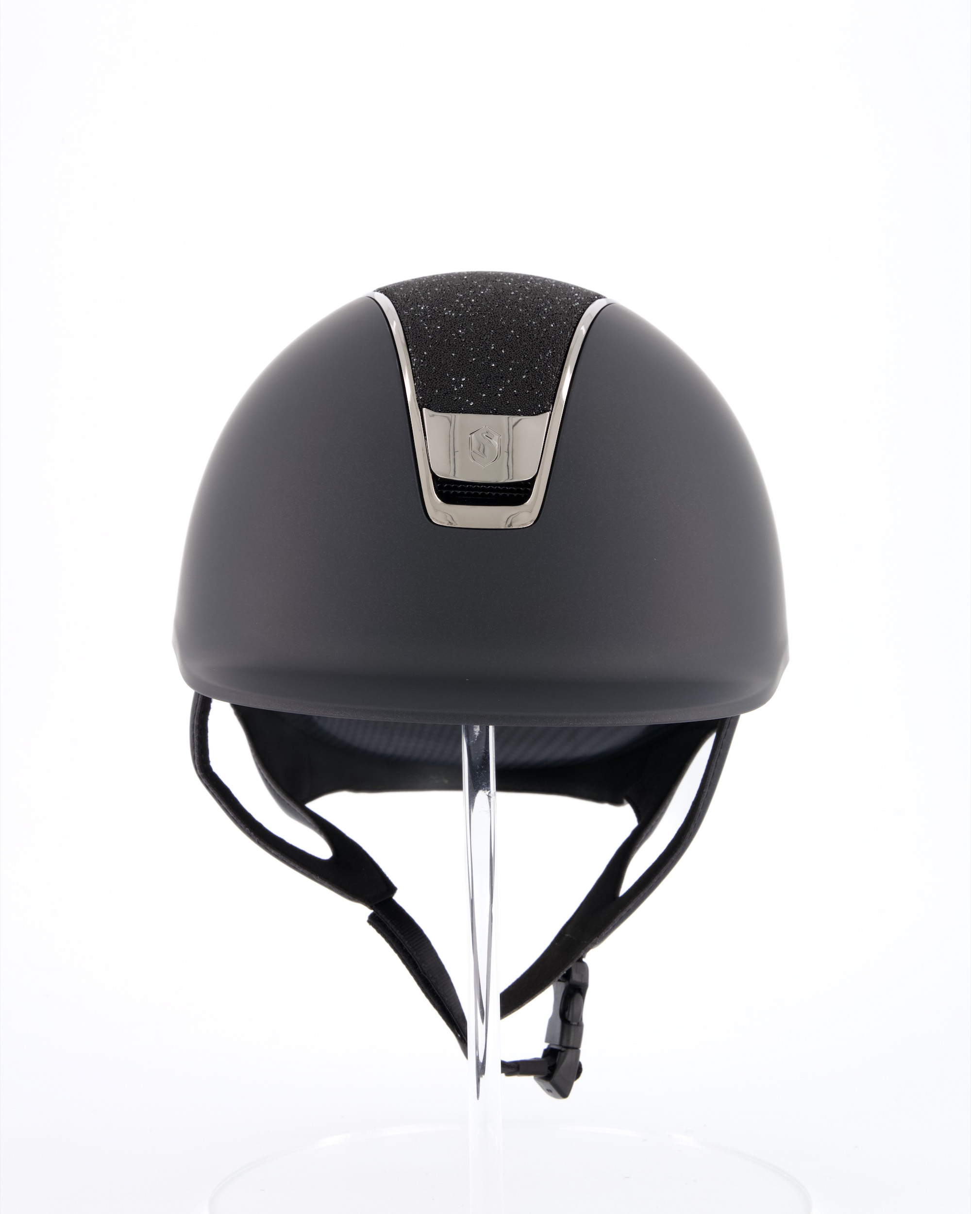 Reithelm 2.0 Shadowmatt Top Crystal Fabric Black, Black Chrome in schwarz