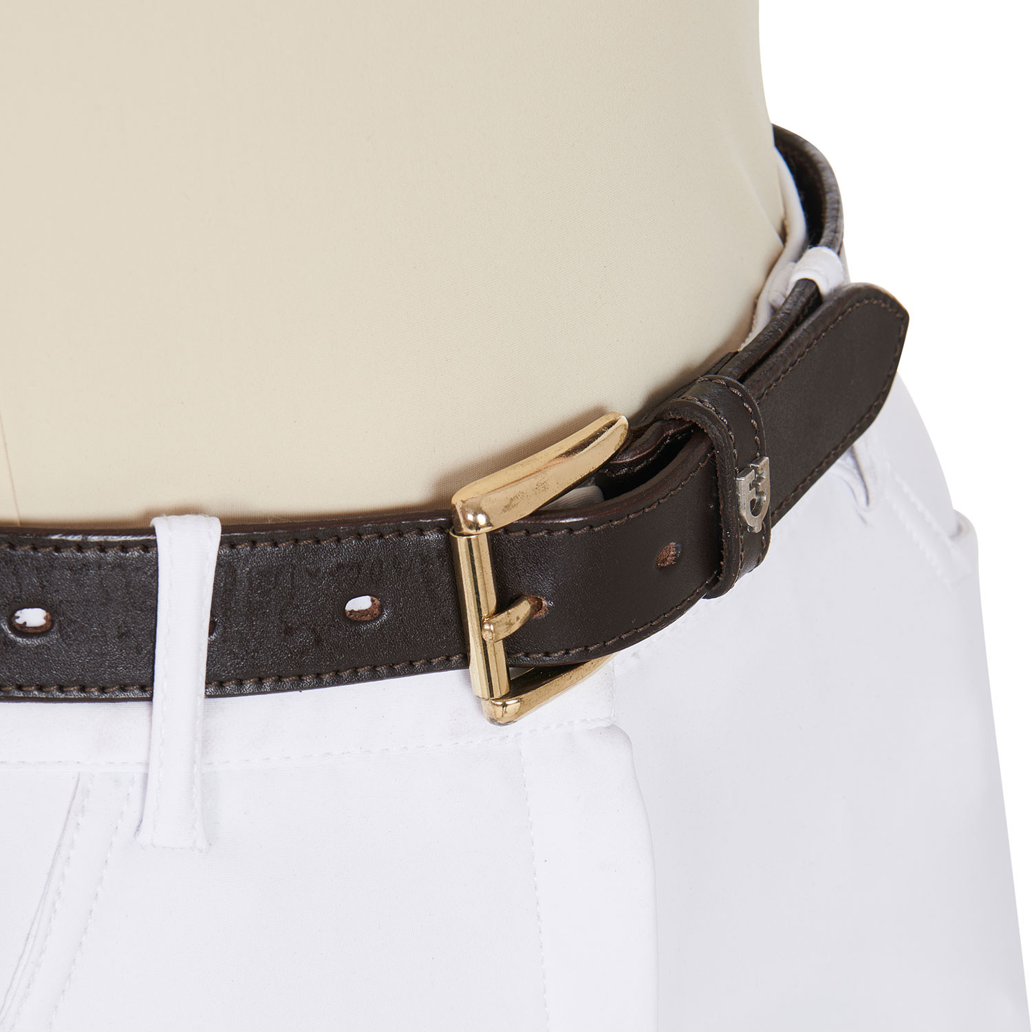 Ledergürtel mit Trensen-Motiv