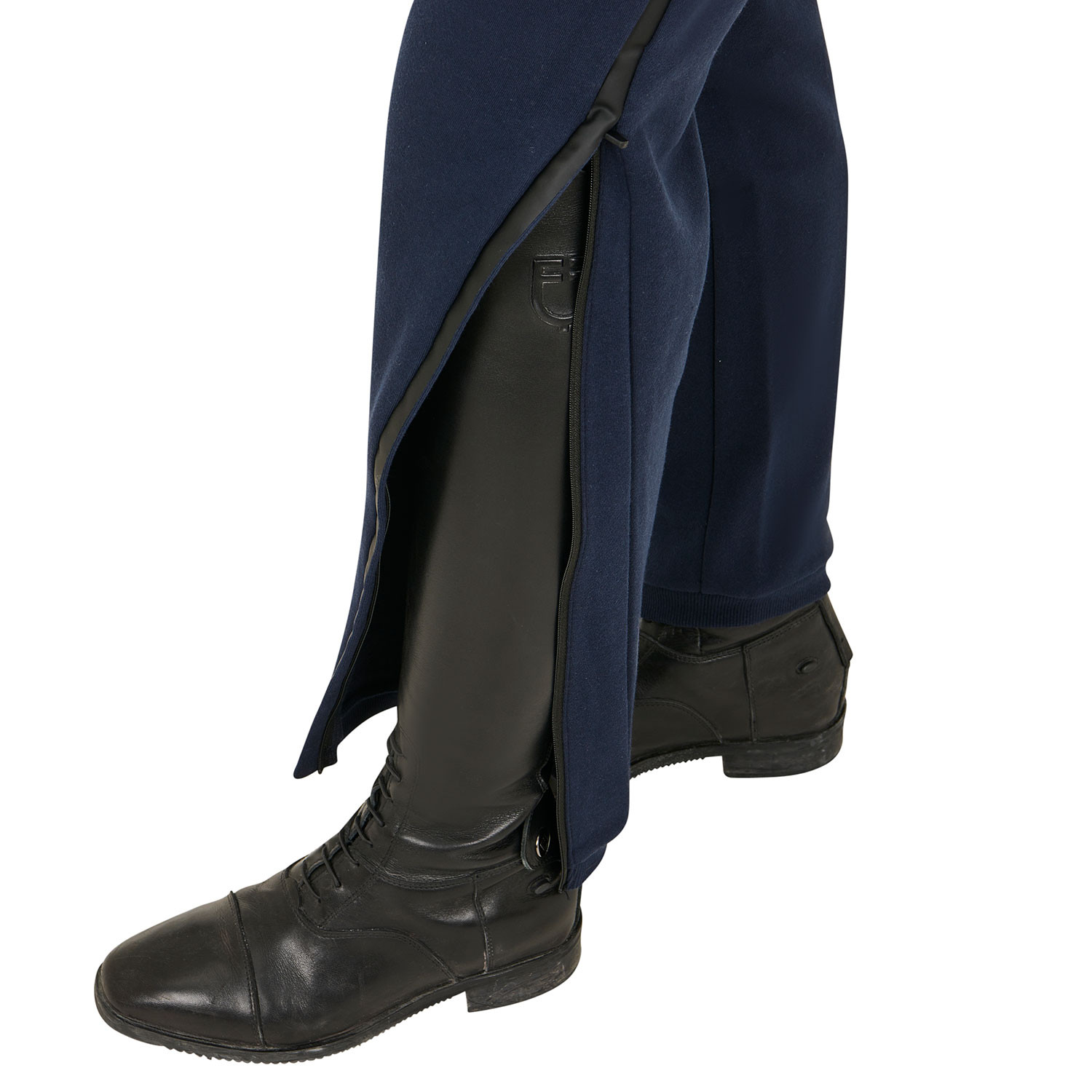 Damen-Reithose mit durchgehendem Seitenreißverschluss zum Abreißen