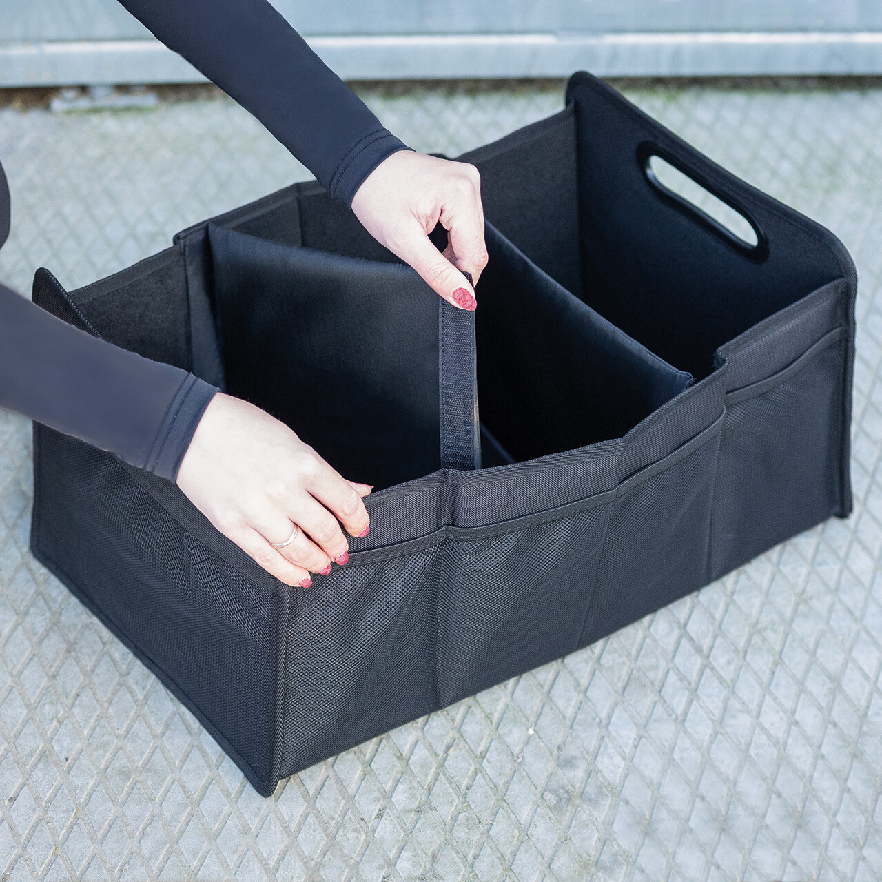Faltbare aufbewahrungsbox