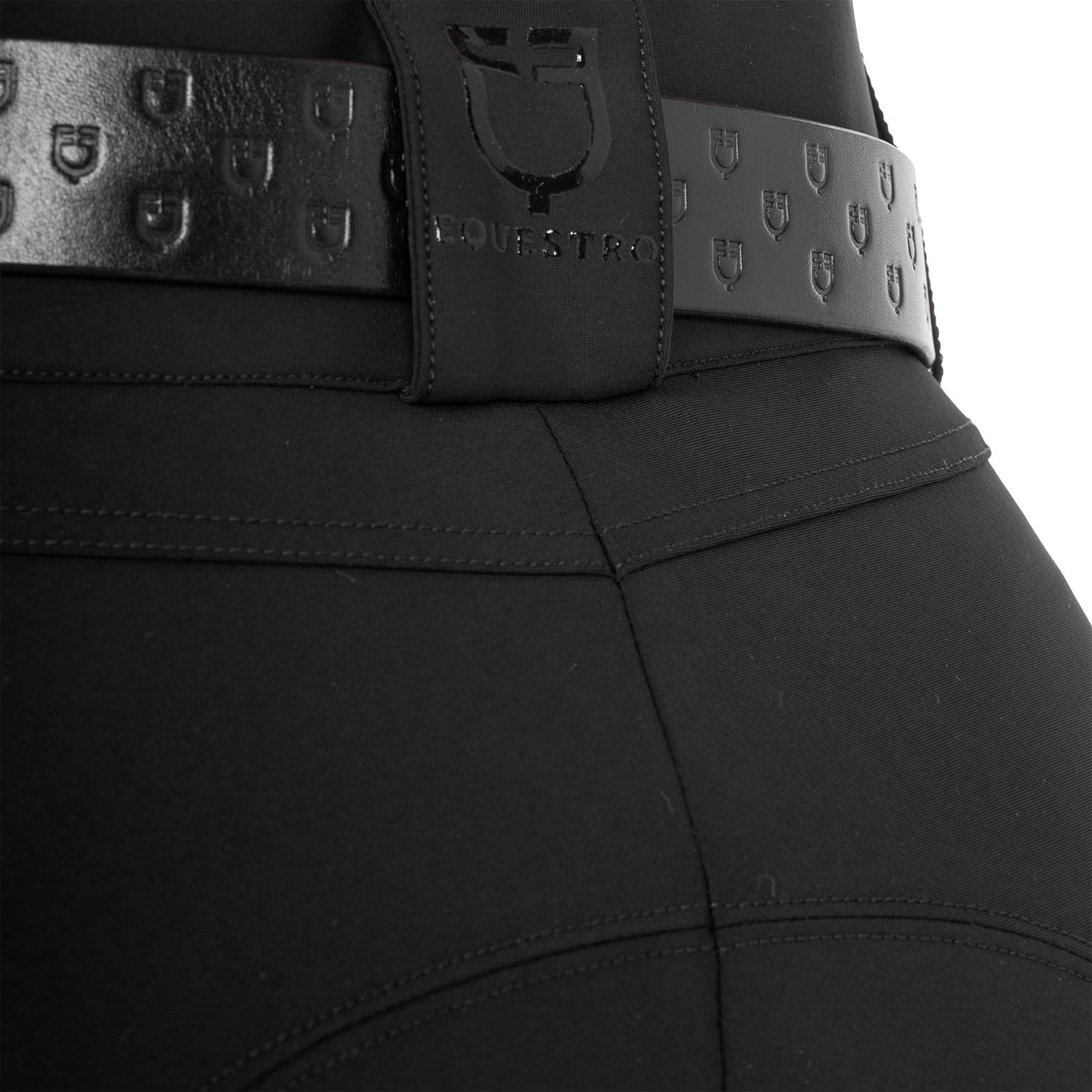 Damen-Reithose High-Waist mit Kniebesatz