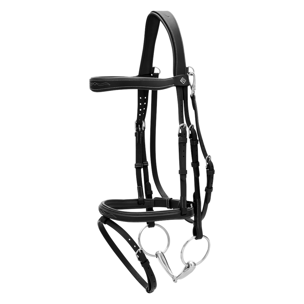 Trense mit kombiniertem Reithalfter und Karabiner WO